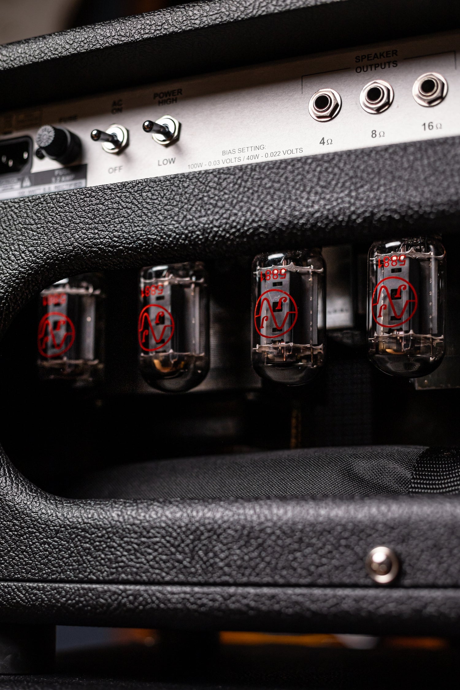 PRE-ORDER | Two-Rock Bloomfield Drive 100/50w Tube Head and Cabinet - Black Bronco Tolex, Salt & Pepper Grill Cloth, Silver Skirt Knobs, White Piping