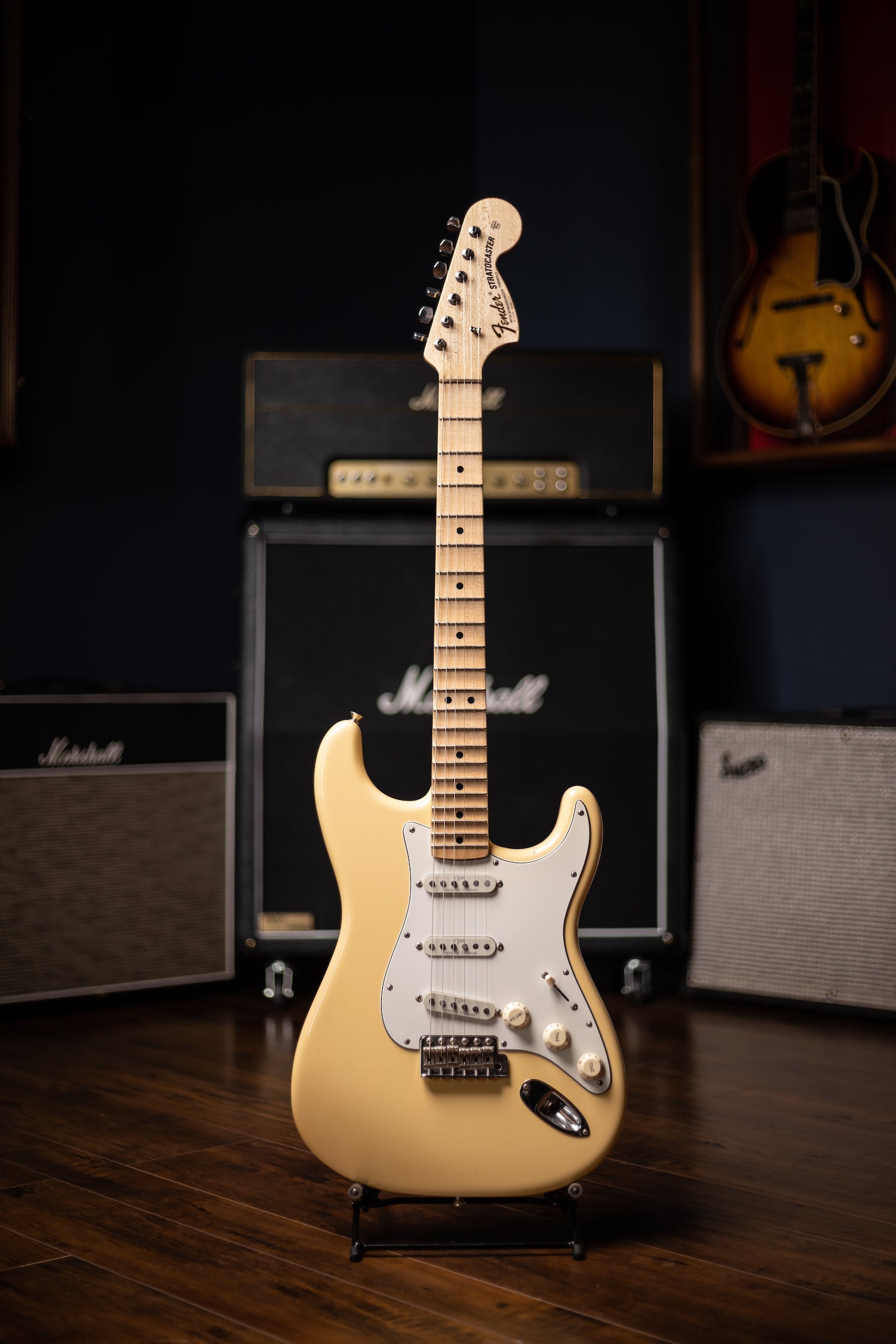 2016 Fender Custom Yngwie Malmsteen Owned '68 Maple Cap Stratocaster, Masterbuilt by John Cruz - Vintage White