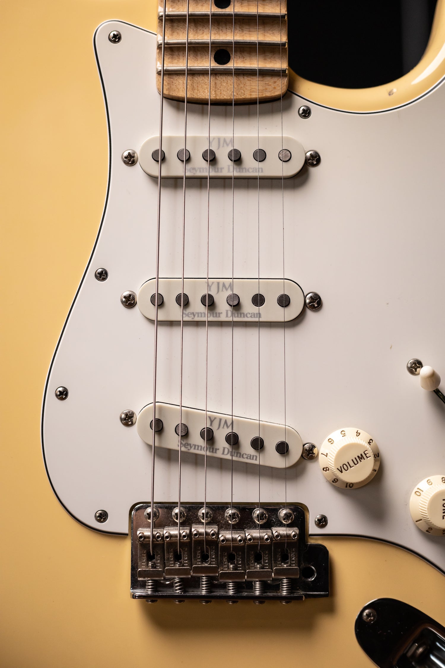 2016 Fender Custom Yngwie Malmsteen Owned '68 Maple Cap Stratocaster, Masterbuilt by John Cruz - Vintage White