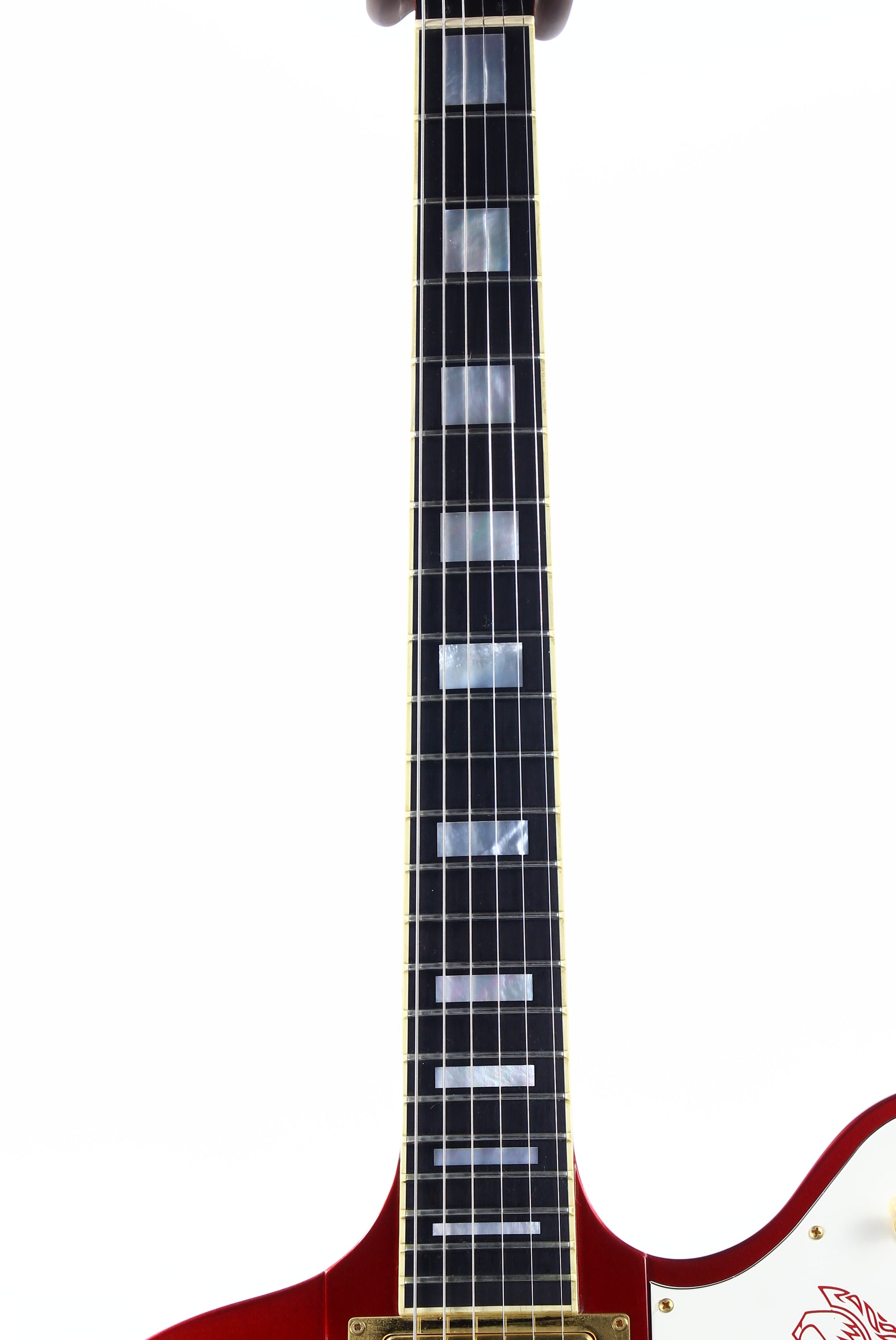 2005 Gibson Firebird VII Metallic Red -- EBONY Board, Maestro, Gold Hardware, OHSC! v i iii