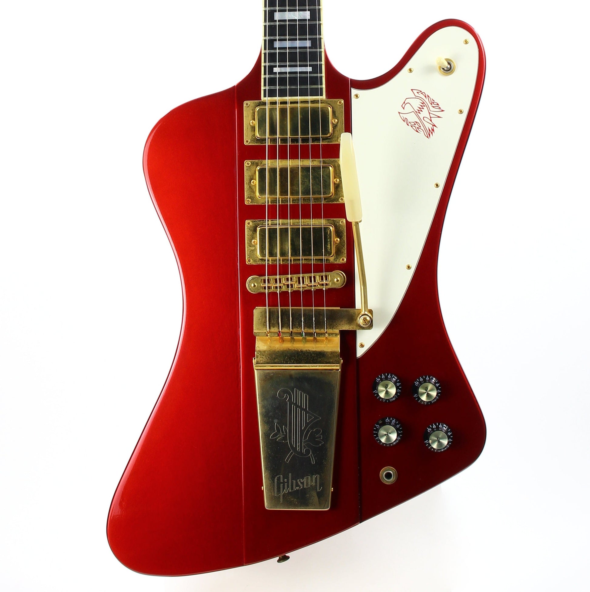 2005 Gibson Firebird VII Metallic Red -- EBONY Board, Maestro, Gold Hardware, OHSC! v i iii