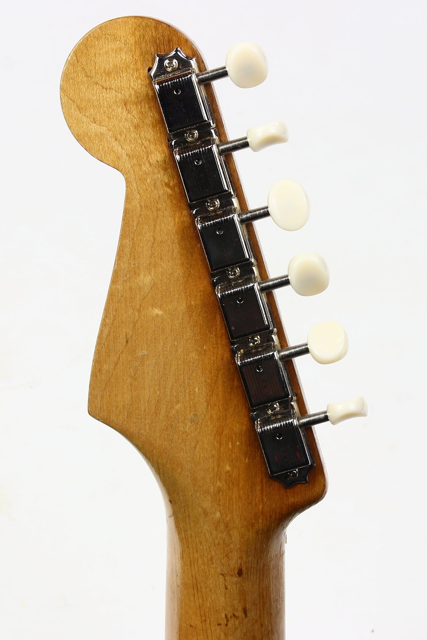 1957 Fender Duo Sonic Desert Sand Tan Wide Nut Maple Neck Anodized Guard w Original Case Pre-CBS