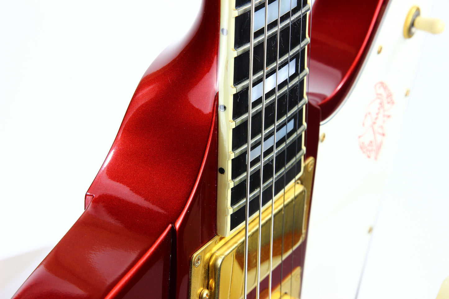 2005 Gibson Firebird VII Metallic Red -- EBONY Board, Maestro, Gold Hardware, OHSC! v i iii