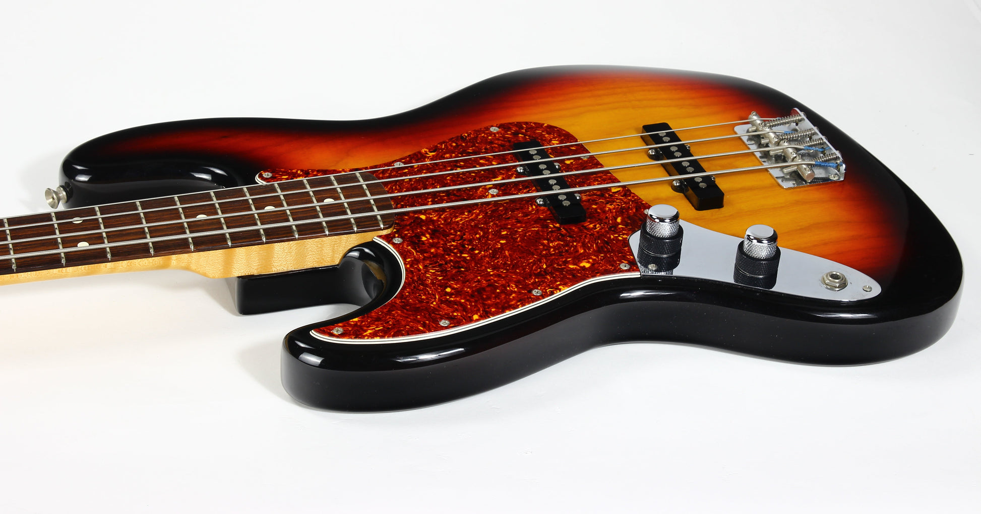 1991 Fender Custom Shop Masterbuilt '62 Jazz Bass Sunburst | Left-Handed Strung Righty FRED STUART