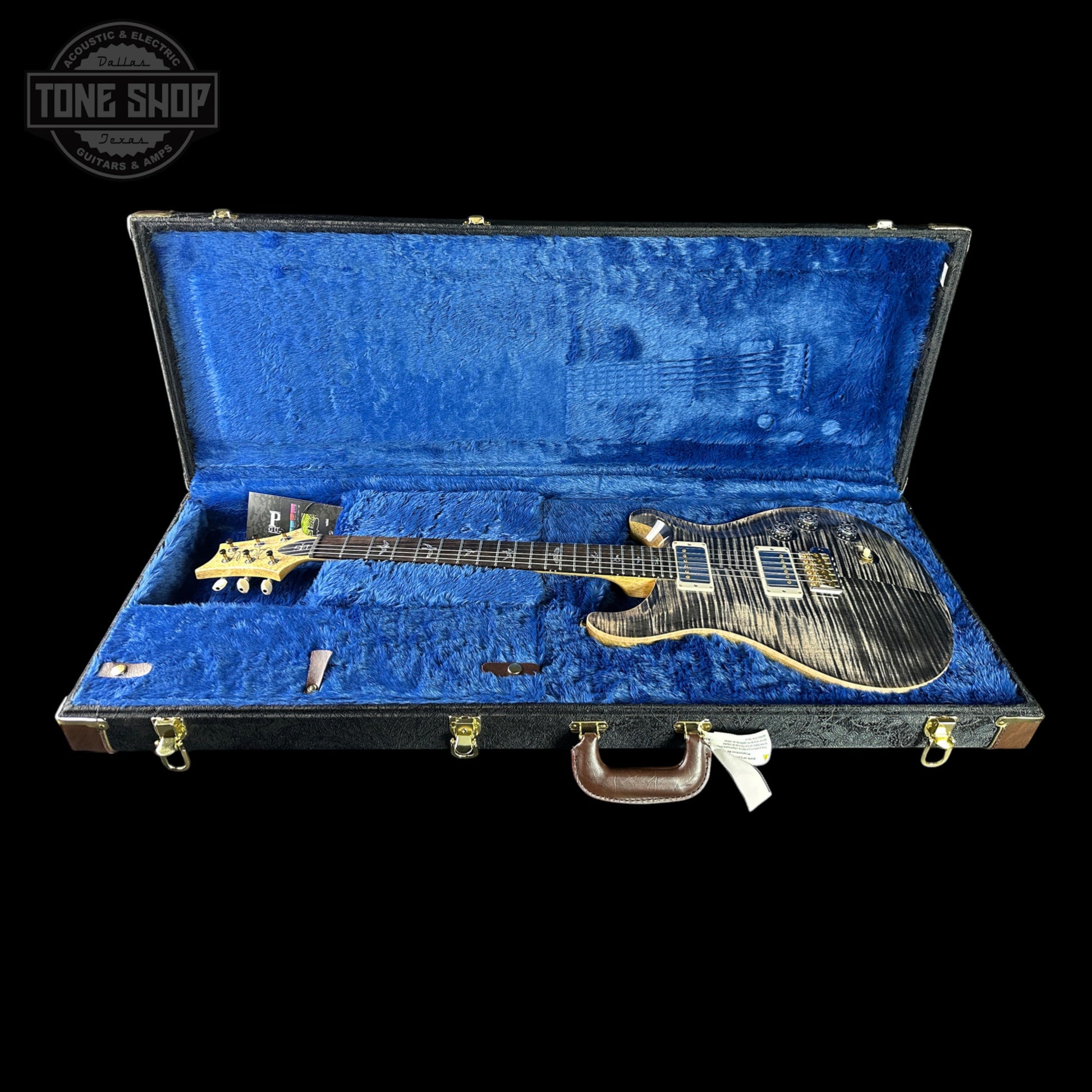 PRS Wood Library DGT 10 Top Charcoal Korina / Brazilian RW w/case 0422537
