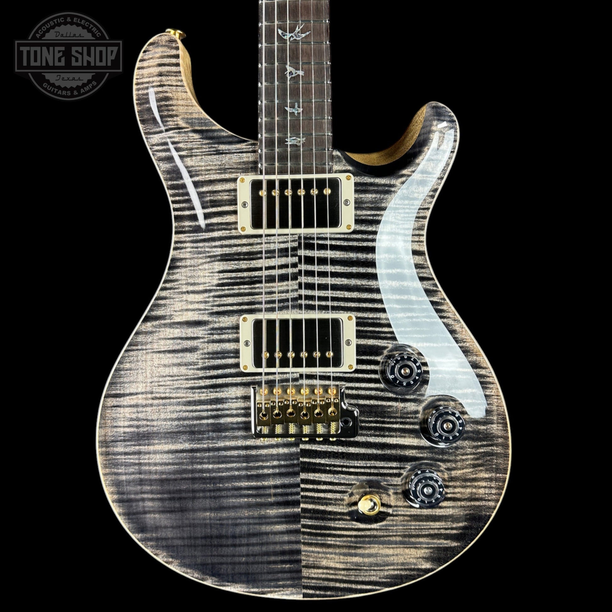 PRS Wood Library DGT 10 Top Charcoal Korina / Brazilian RW w/case 0422537