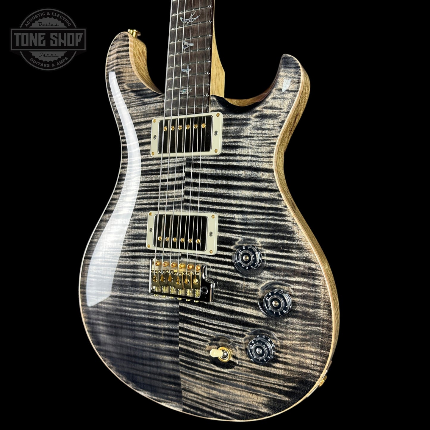 PRS Wood Library DGT 10 Top Charcoal Korina / Brazilian RW w/case 0422537