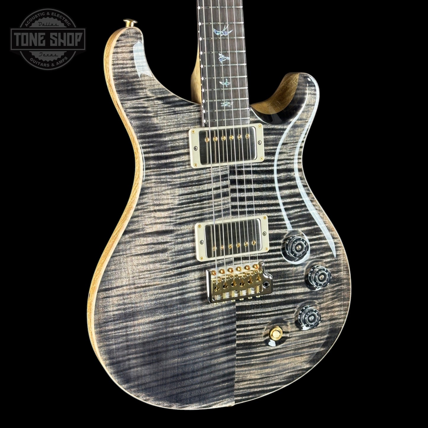 PRS Wood Library DGT 10 Top Charcoal Korina / Brazilian RW w/case 0422537