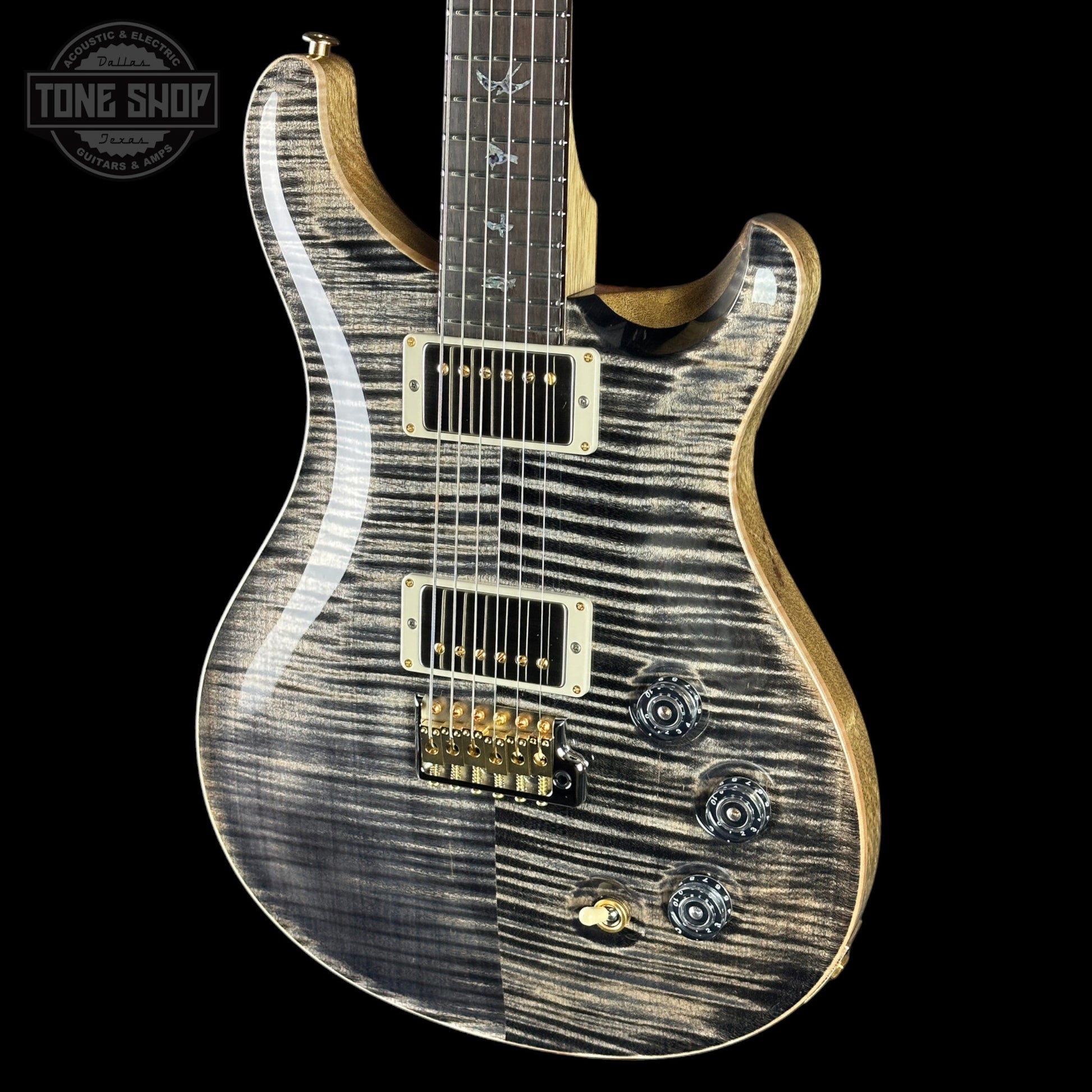 PRS Wood Library DGT 10 Top Charcoal Korina / Brazilian RW w/case 0422537