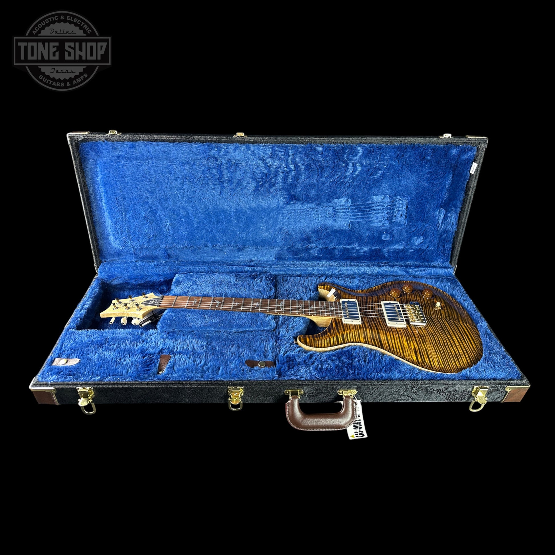 PRS Wood Library DGT 10 Top Yellow Tiger Korina / Brazilian RW w/case 0422538
