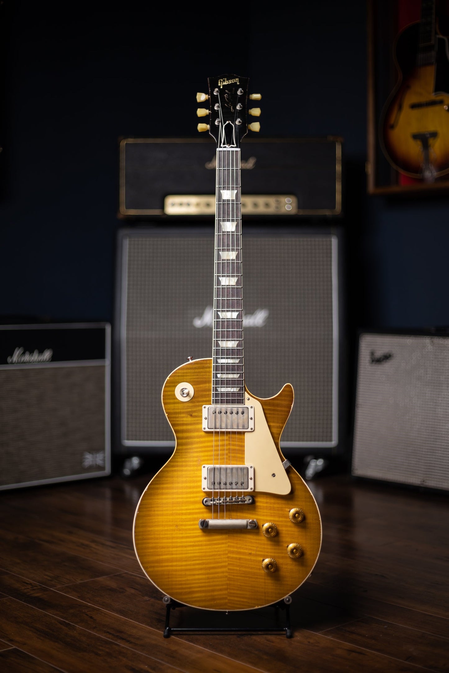 Gibson Custom Shop Murphy Lab 1958 Les Paul Standard Flame Top Reissue - Heavy Aged Lemon Burst