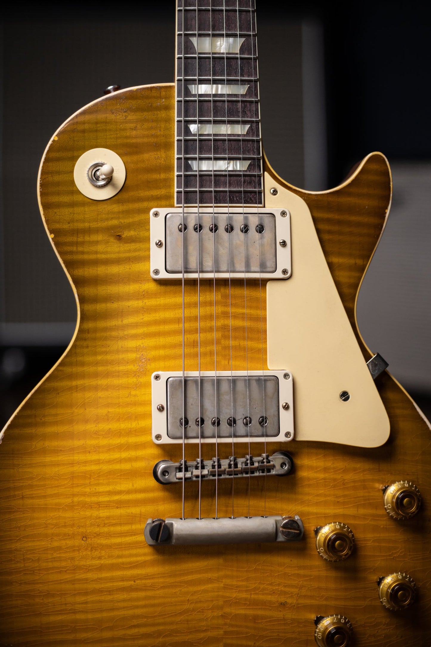 Gibson Custom Shop Murphy Lab 1958 Les Paul Standard Flame Top Reissue - Heavy Aged Lemon Burst