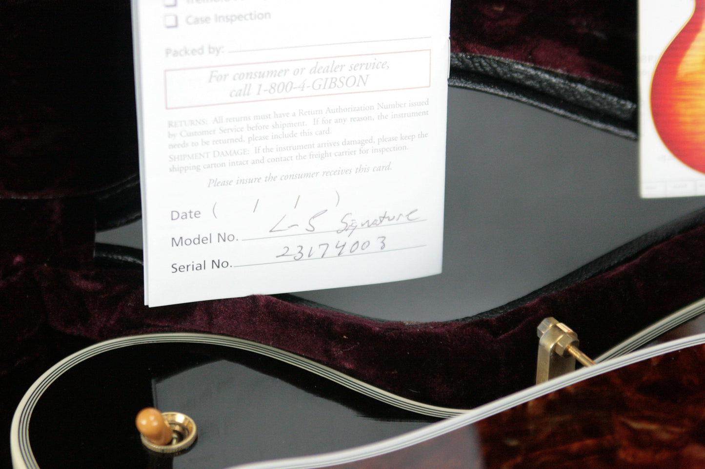 2004 Gibson L-5 CES SIGNATURE! JAMES HUTCHINS! 15-1/2" Body Custom Shop