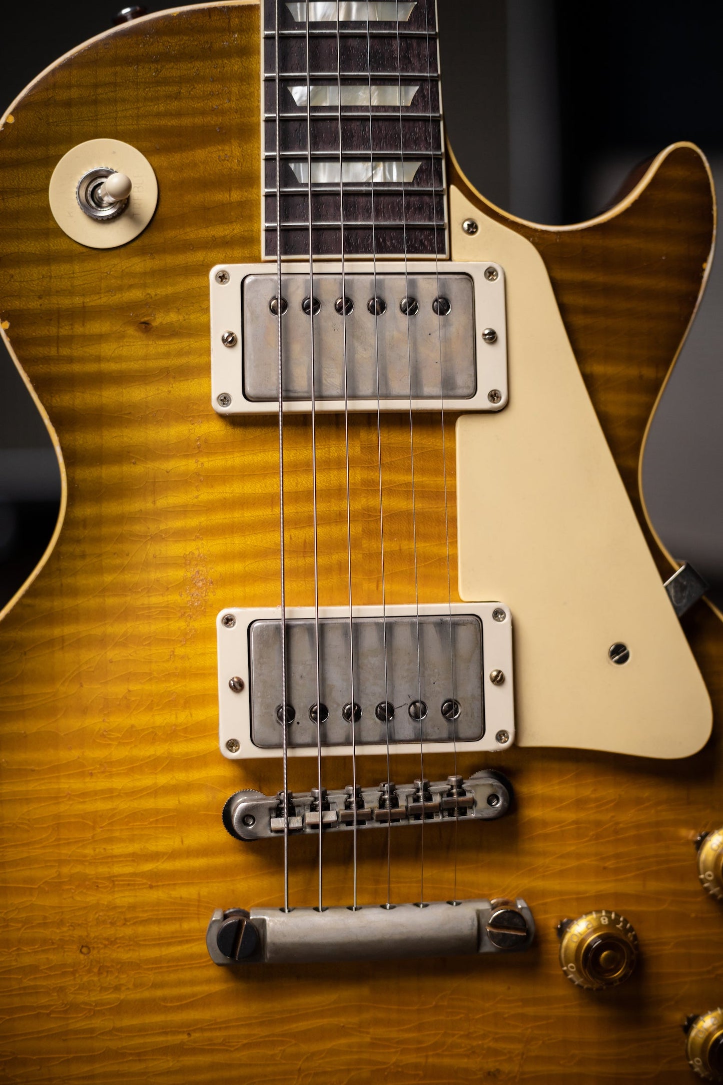 Gibson Custom Shop Murphy Lab 1958 Les Paul Standard Flame Top Reissue - Heavy Aged Lemon Burst