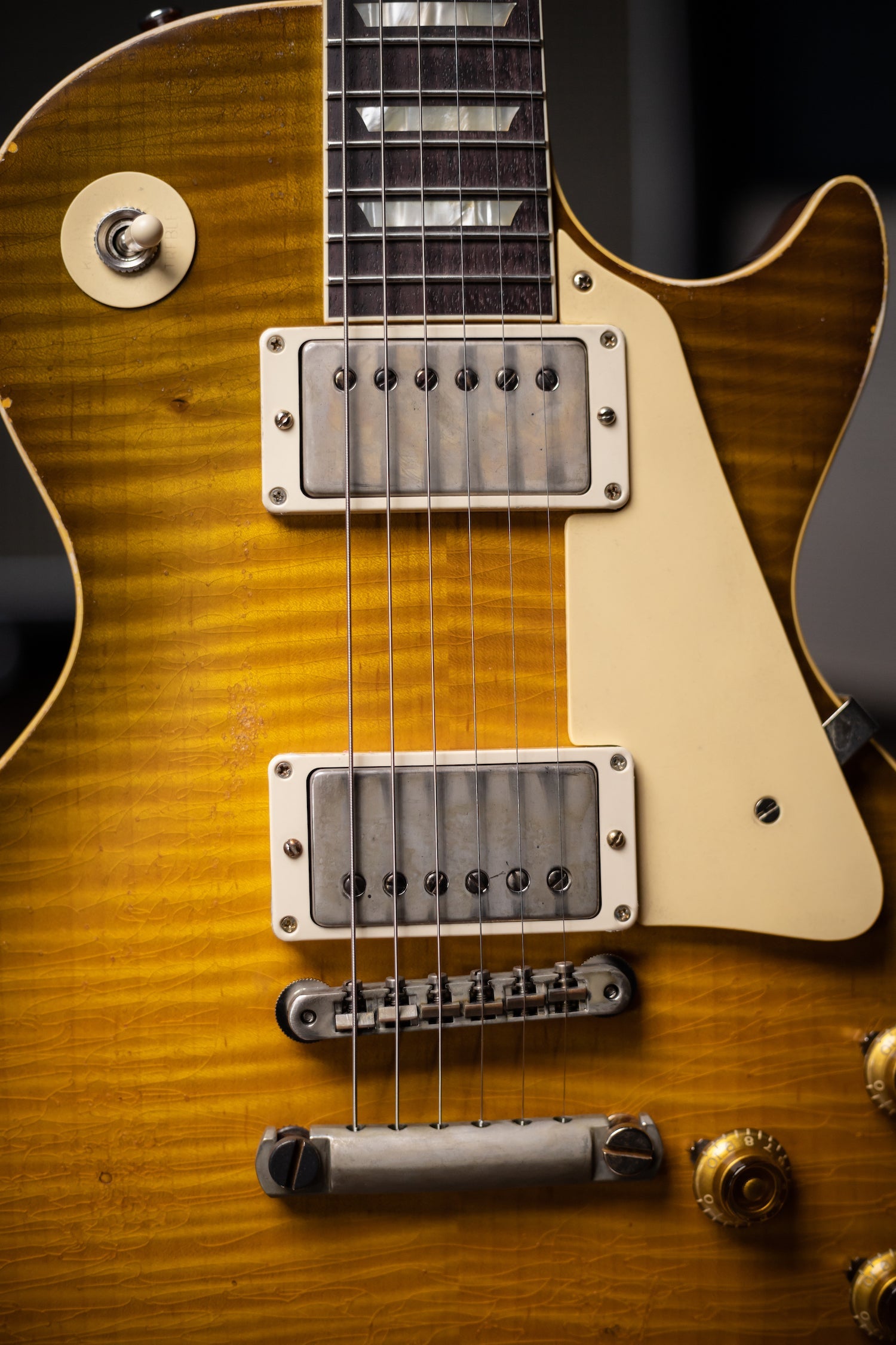 Gibson Custom Shop Murphy Lab 1958 Les Paul Standard Flame Top Reissue - Heavy Aged Lemon Burst