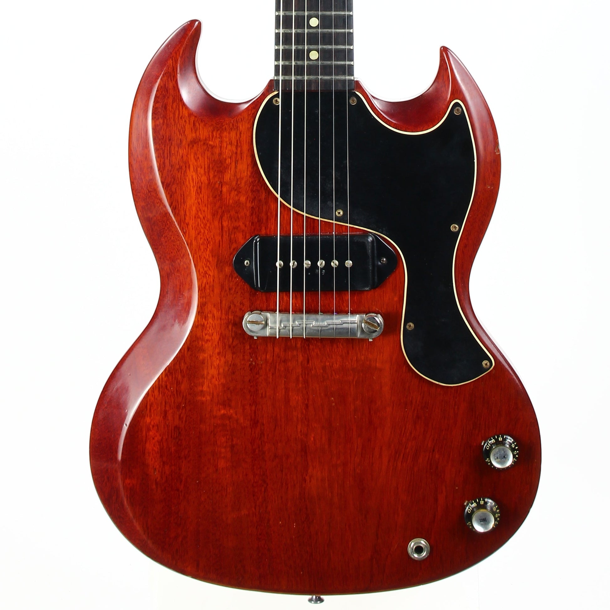 1962 Gibson Les Paul Jr. SG Body Junior Cherry Finish Vintage Electric Guitar | GREAT ONE!
