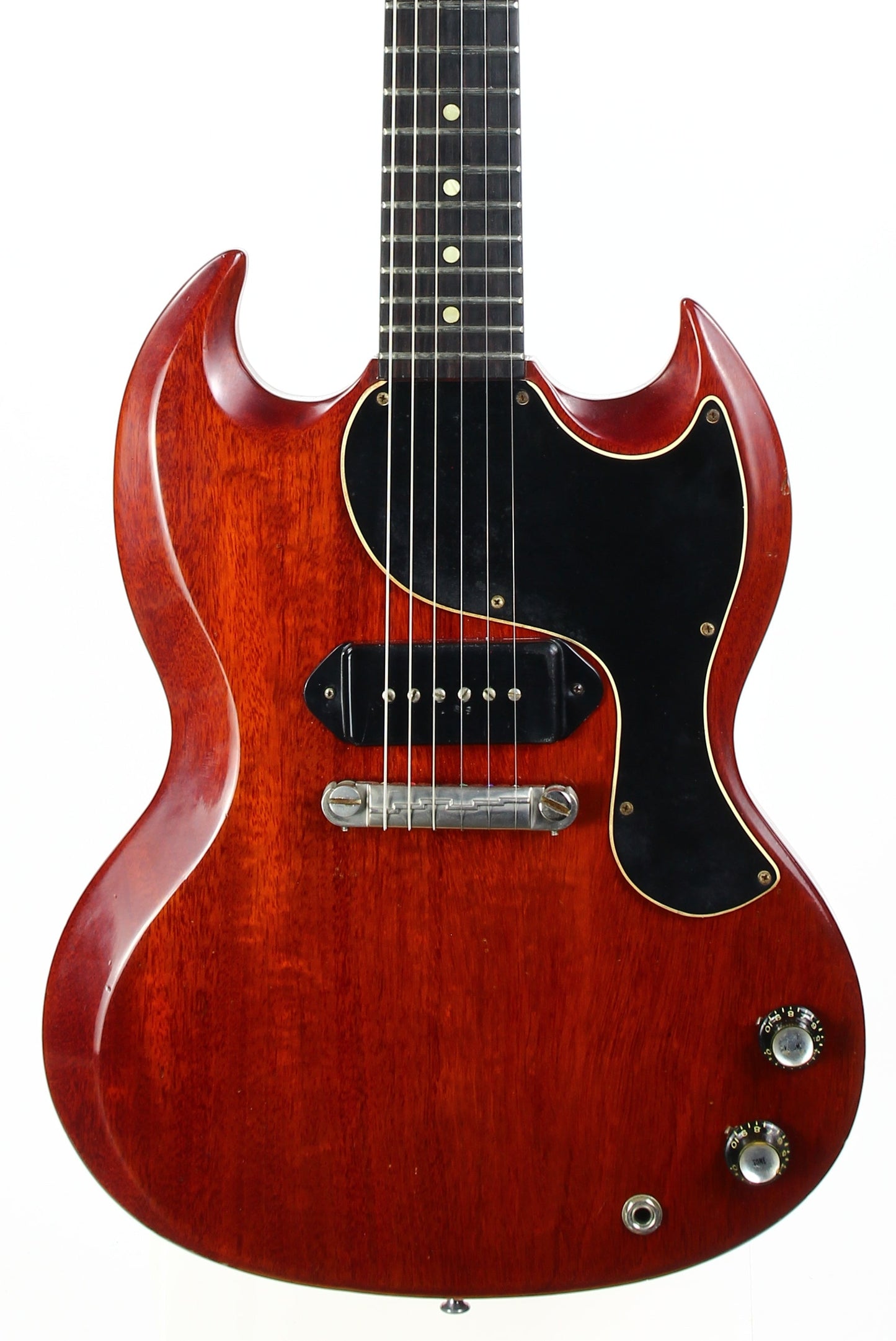 1962 Gibson Les Paul Jr. SG Body Junior Cherry Finish Vintage Electric Guitar | GREAT ONE!