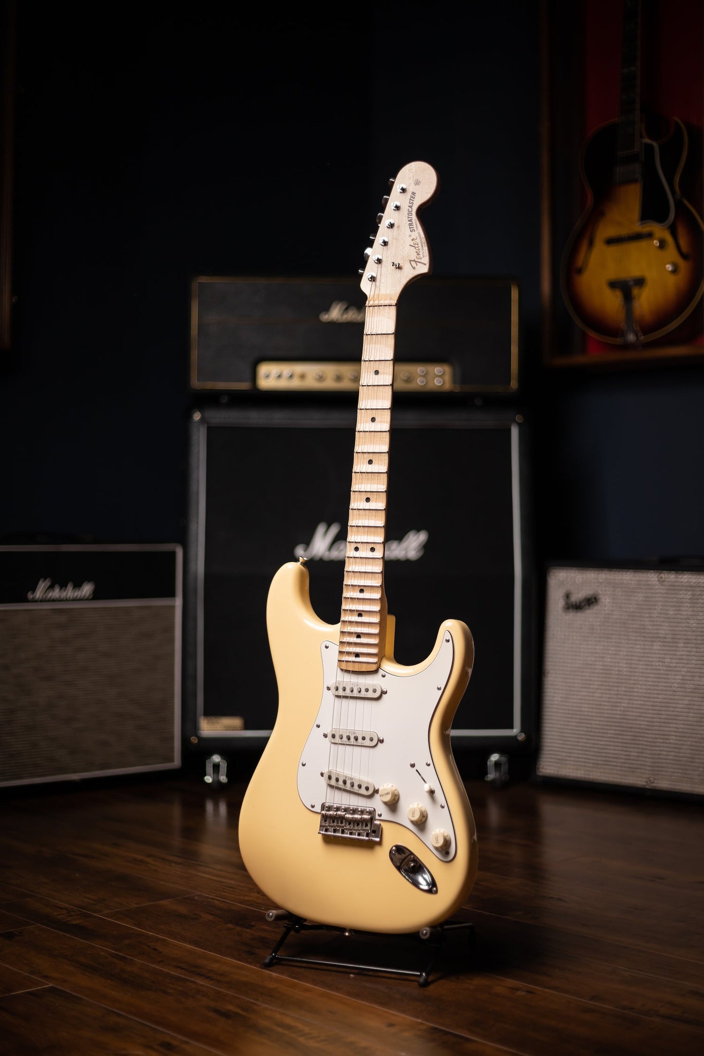 2016 Fender Custom Yngwie Malmsteen Owned '68 Maple Cap Stratocaster, Masterbuilt by John Cruz - Vintage White