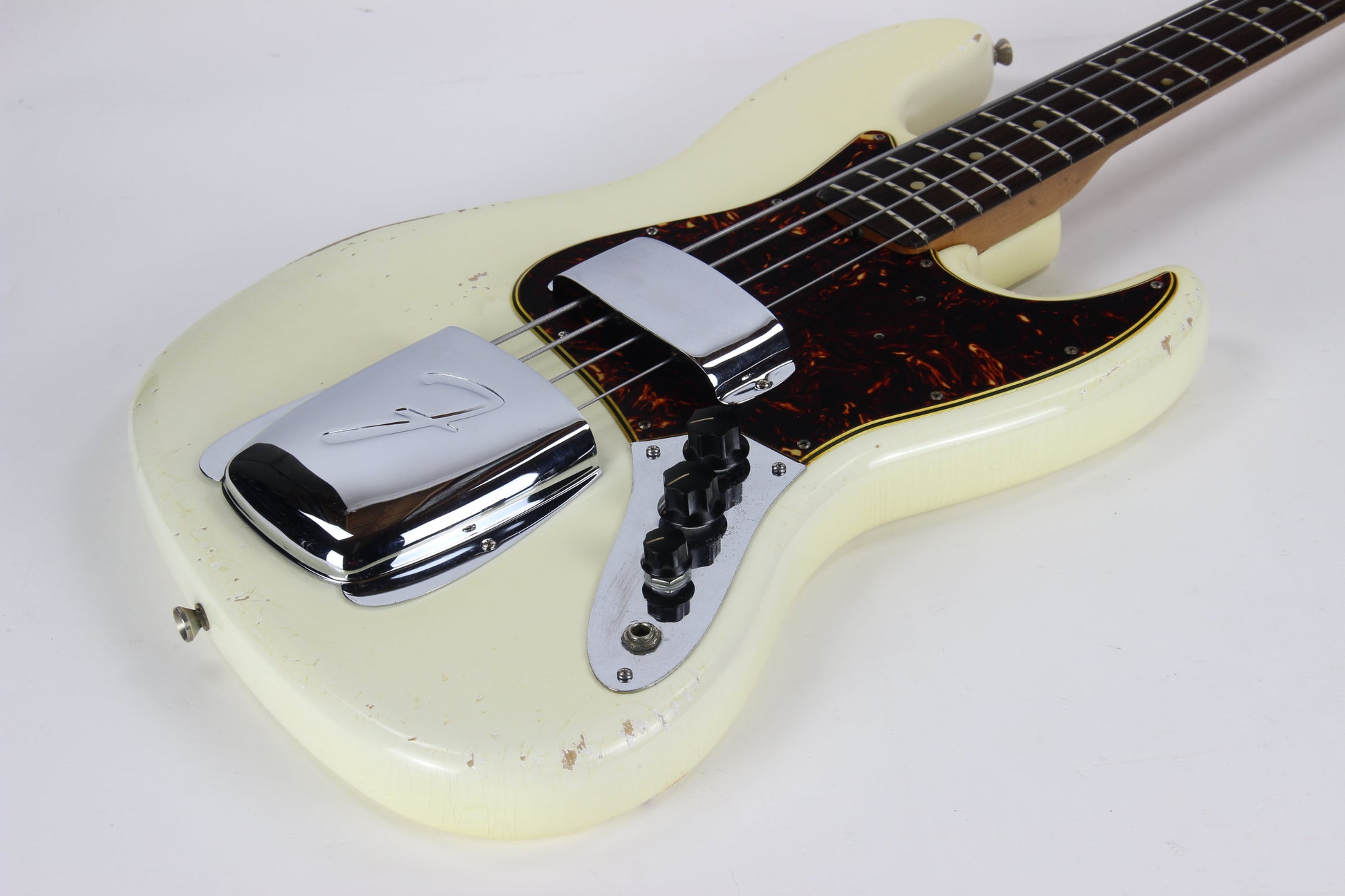 1964 Fender Jazz Bass Olympic White - Matching Headstock, Pre-CBS, Vintage L-Series!
