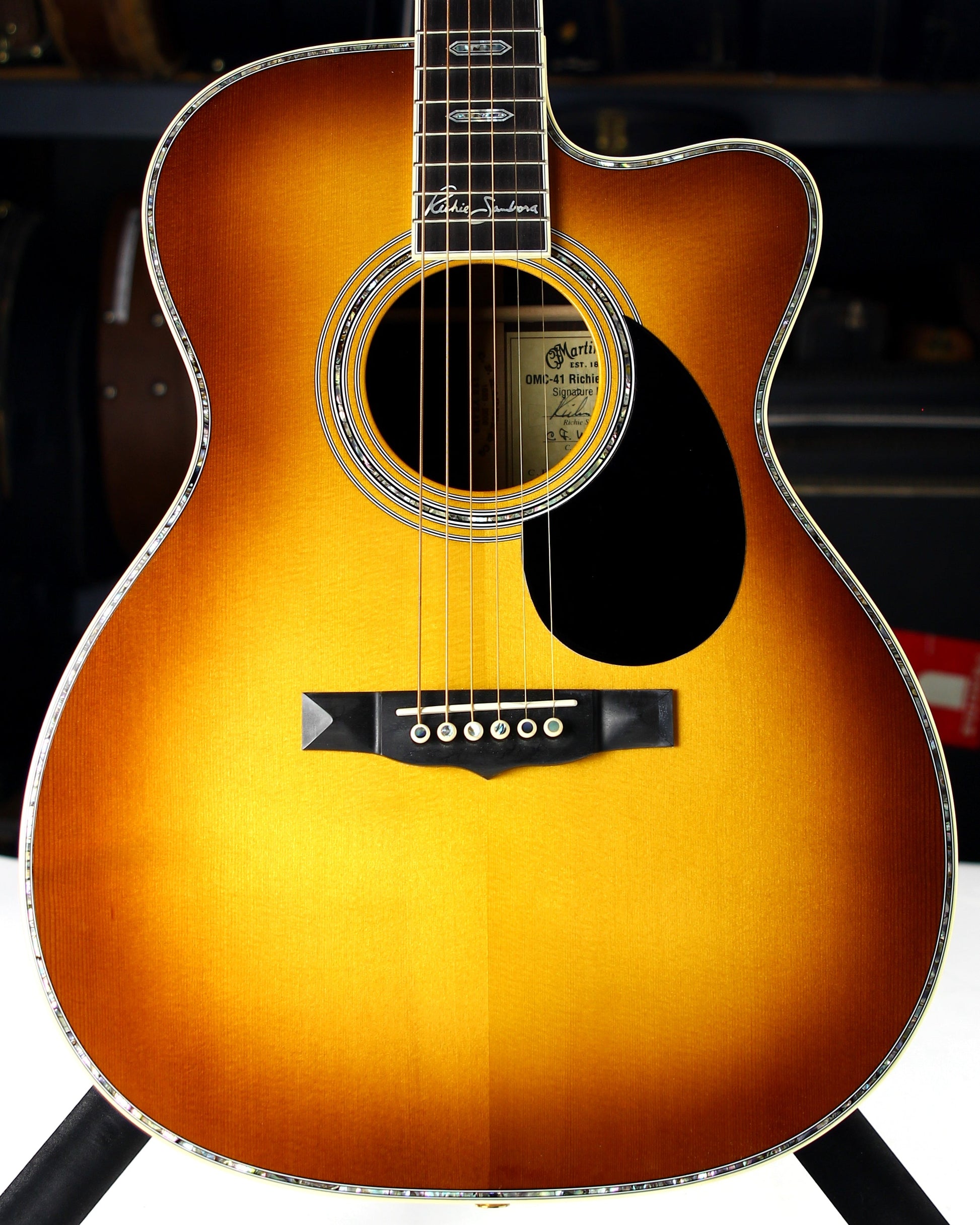 Martin OMC-41 Richie Sambora Signature 6-String Madagascar Rosewood Acoustic Guitar - om45 om42