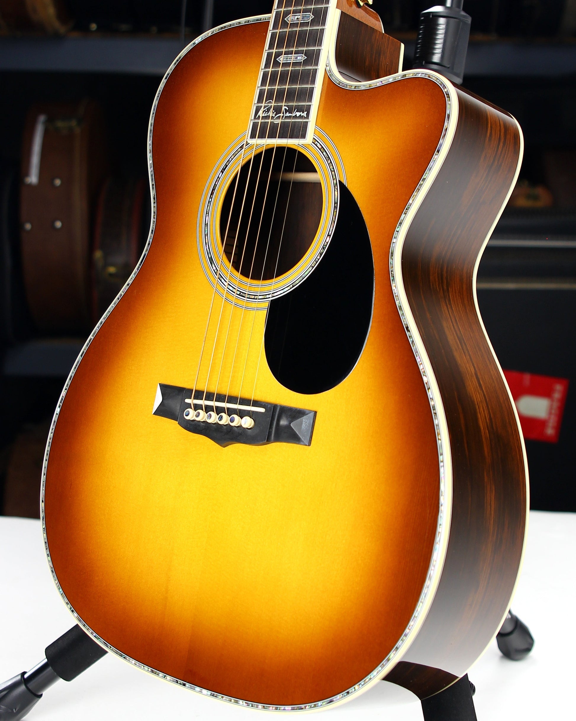 Martin OMC-41 Richie Sambora Signature 6-String Madagascar Rosewood Acoustic Guitar - om45 om42