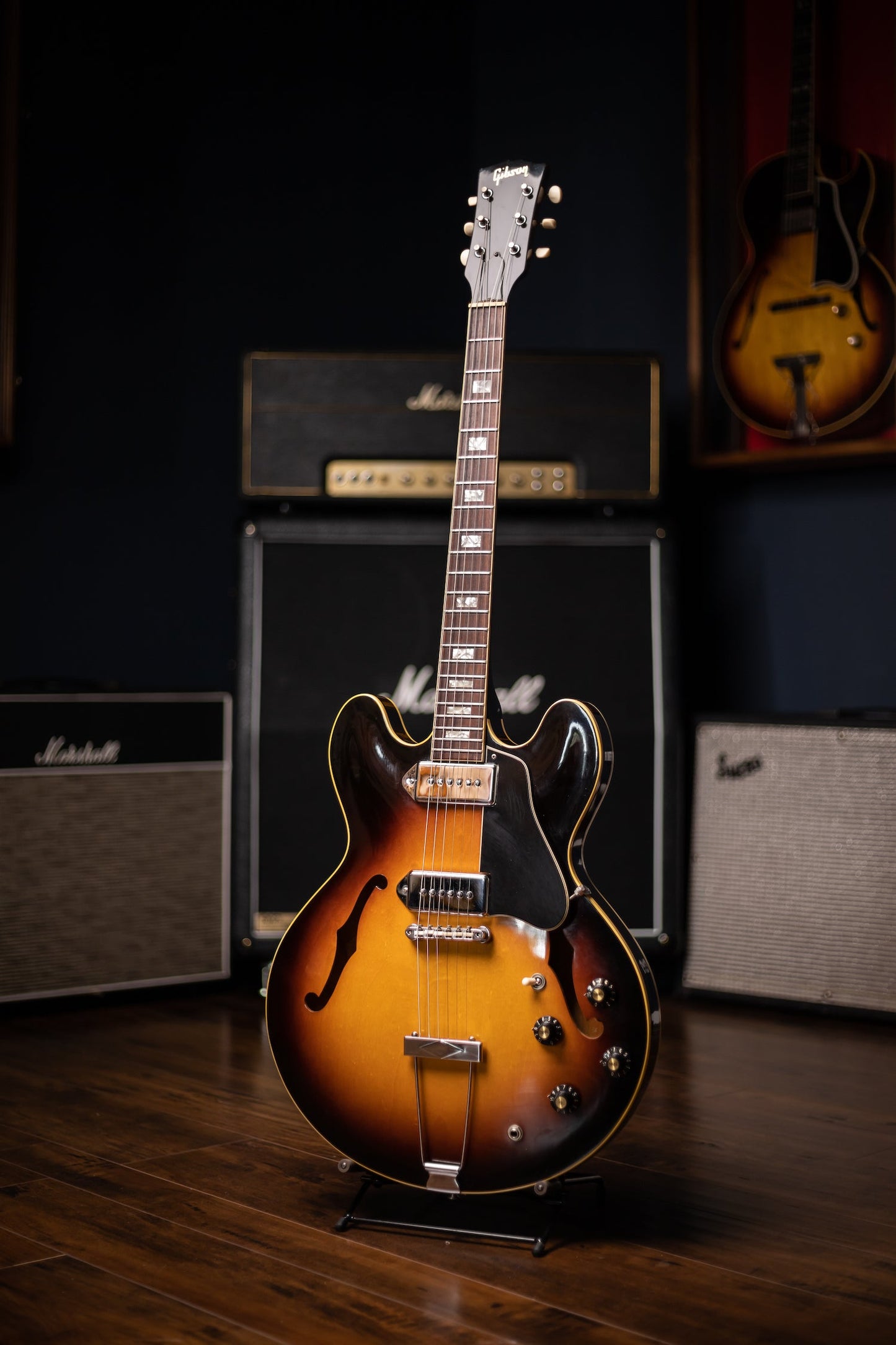 1968 Gibson ES-330 Long Neck Electric Guitar - Sunburst