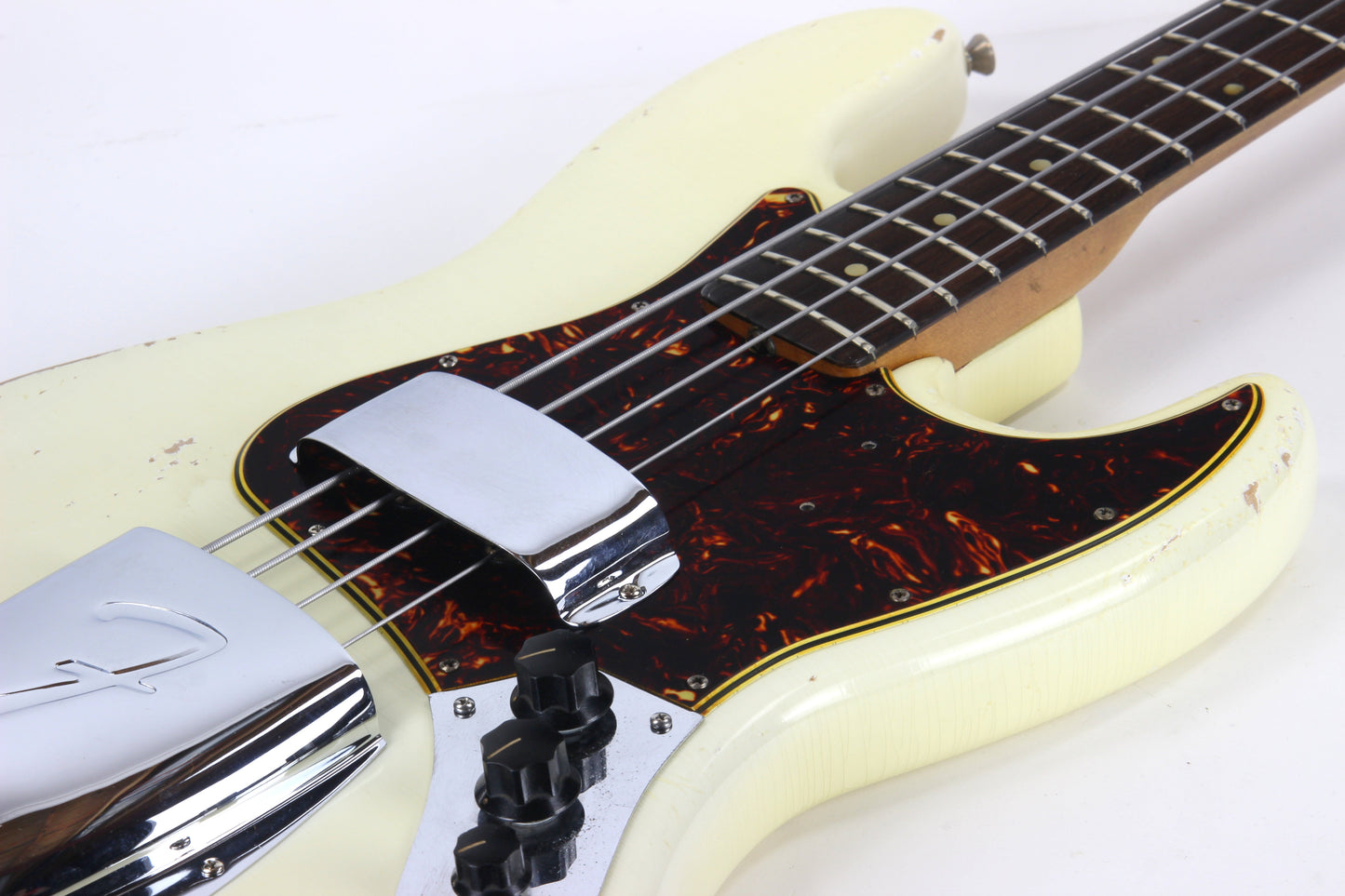 1964 Fender Jazz Bass Olympic White - Matching Headstock, Pre-CBS, Vintage L-Series!