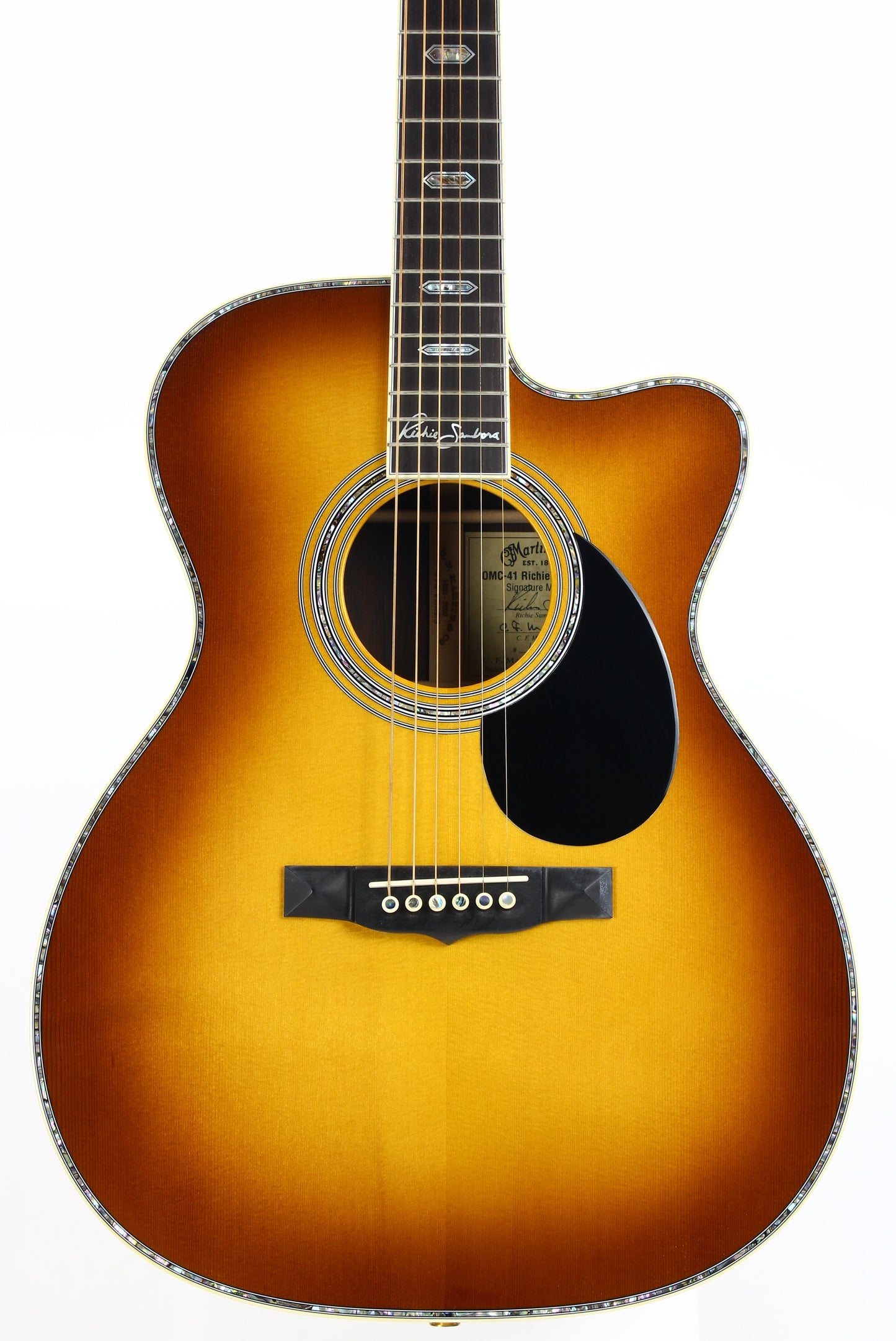 Martin OMC-41 Richie Sambora Signature 6-String Madagascar Rosewood Acoustic Guitar - om45 om42