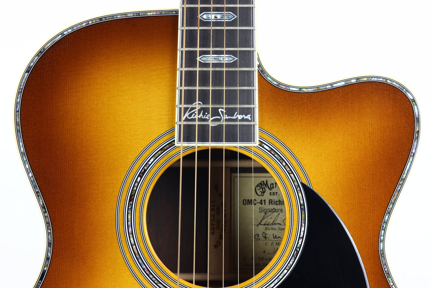 Martin OMC-41 Richie Sambora Signature 6-String Madagascar Rosewood Acoustic Guitar - om45 om42