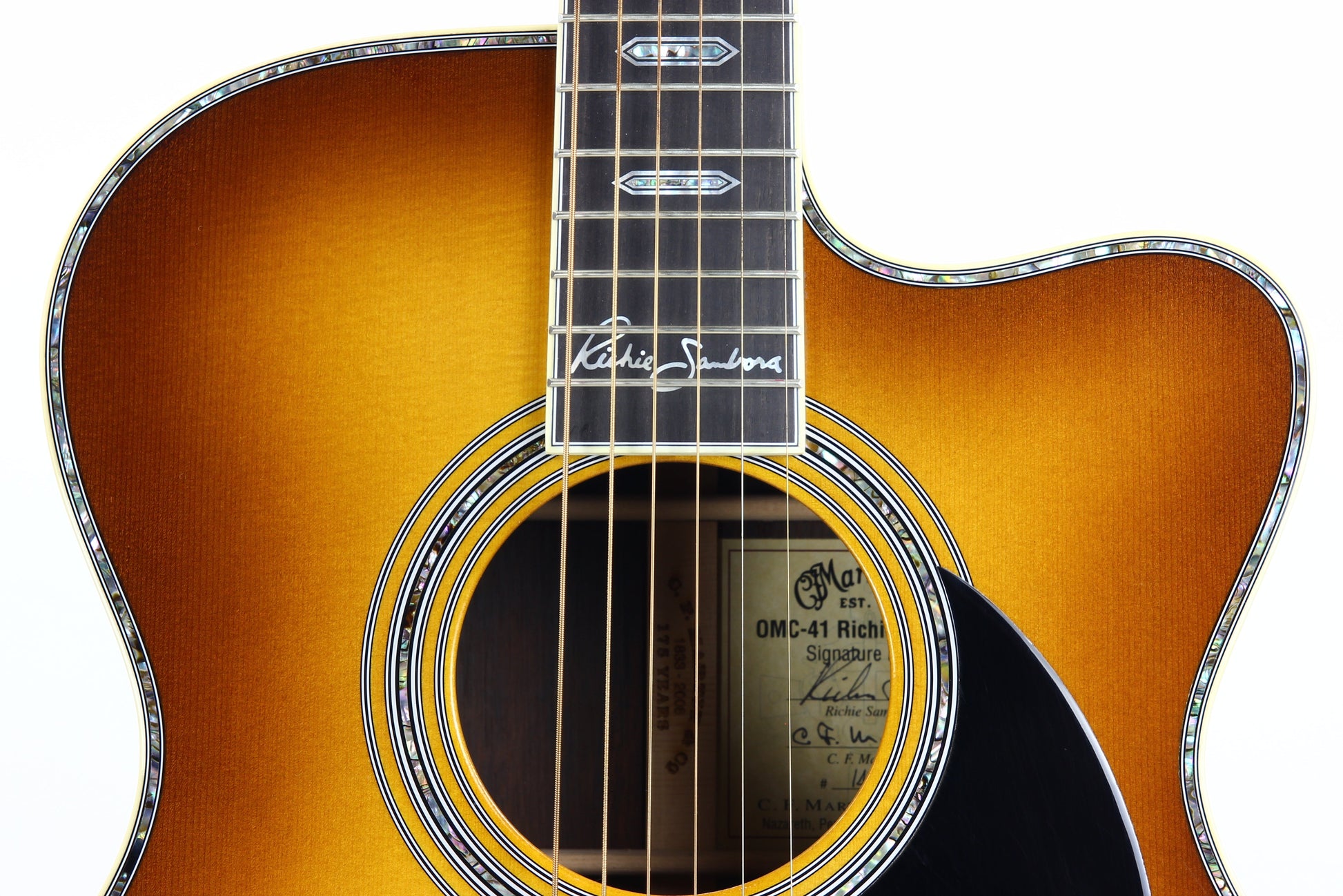 Martin OMC-41 Richie Sambora Signature 6-String Madagascar Rosewood Acoustic Guitar - om45 om42