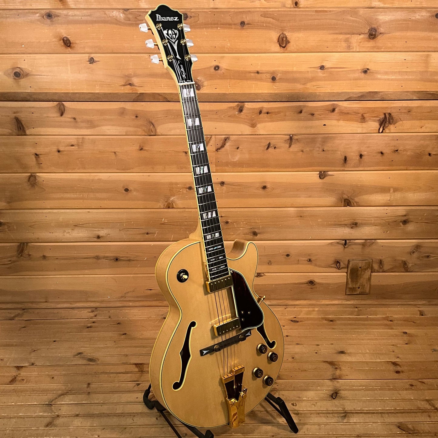 Ibanez GB10 Hollow Body Electric Guitar - Natural