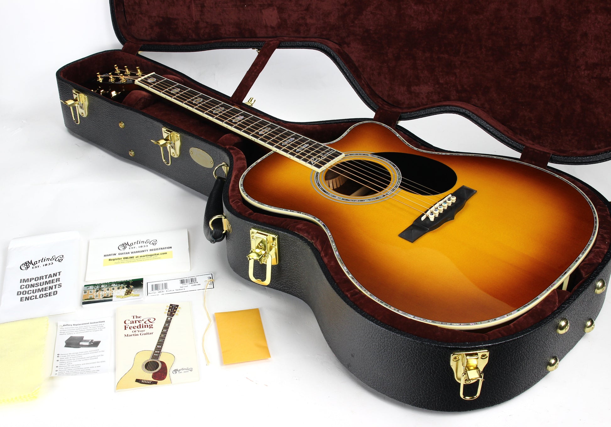 Martin OMC-41 Richie Sambora Signature 6-String Madagascar Rosewood Acoustic Guitar - om45 om42
