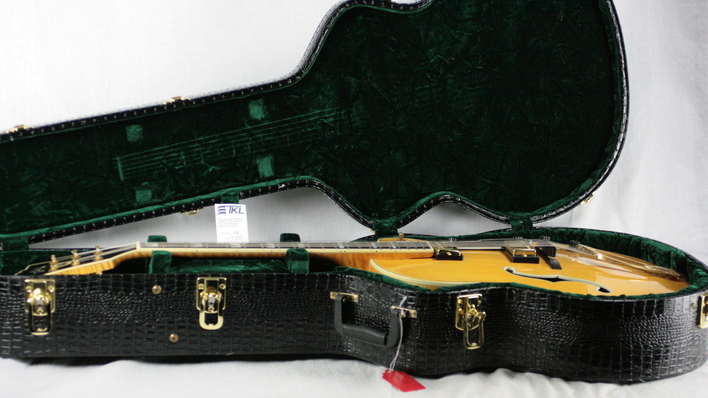 2004 Guild Bob Benedetto X-700 Stuart Honey Blonde! Solid-Carved Woods! x700 Signature Archtop