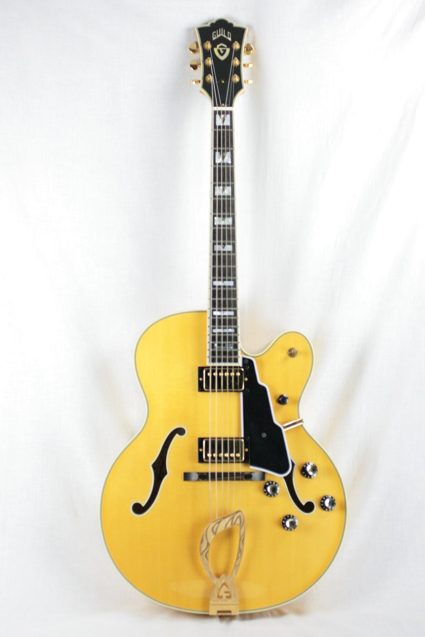 2004 Guild Bob Benedetto X-700 Stuart Honey Blonde! Solid-Carved Woods! x700 Signature Archtop