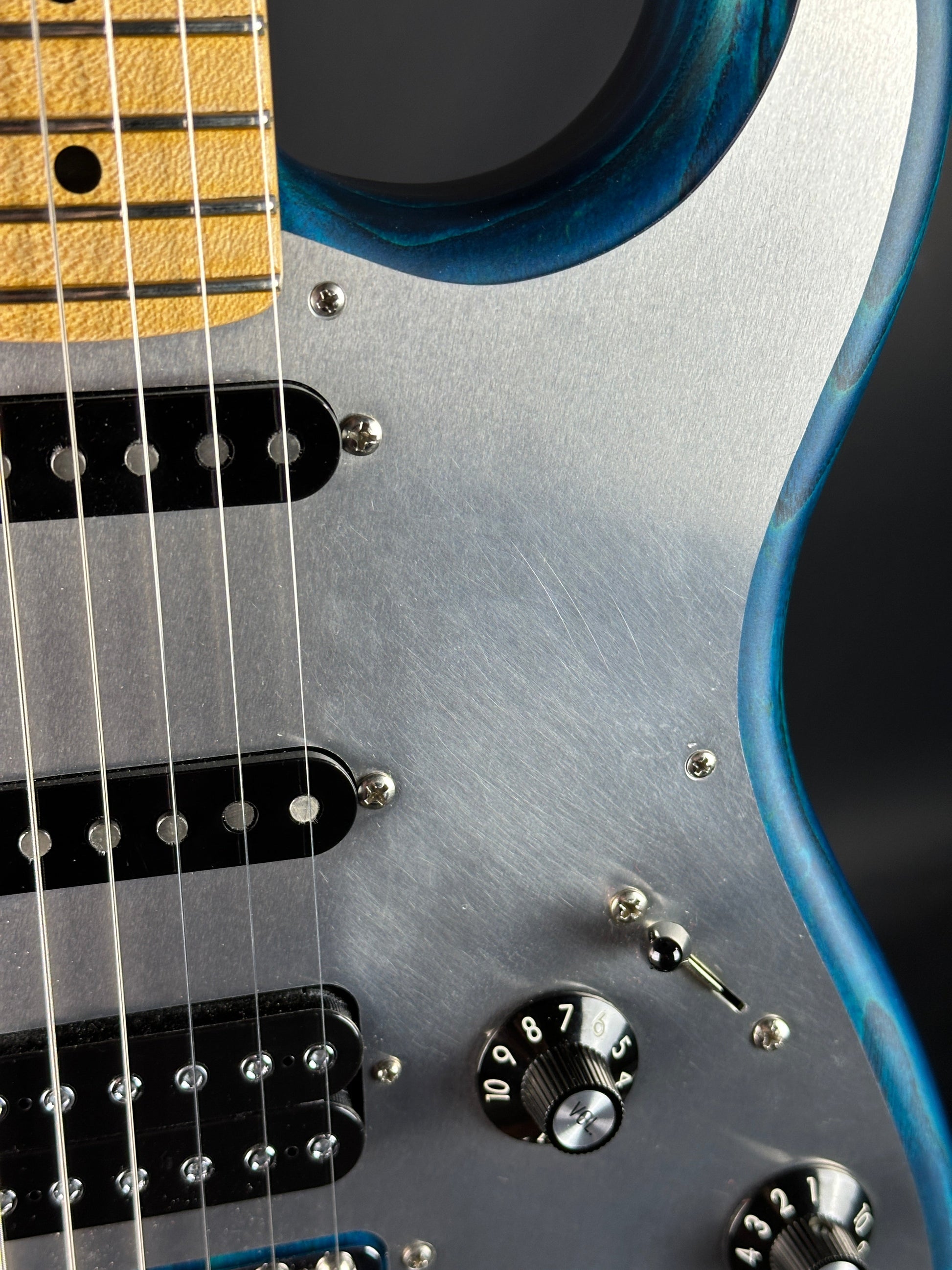 Used Fender Custom Shop Masterbuilt NOS '60s HSS Stratocaster Satin Blue MP w/case TSU24841