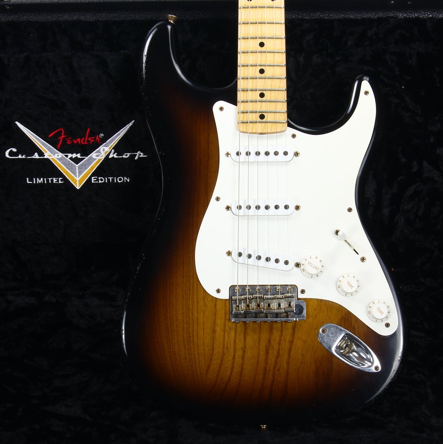 1955 Fender Custom Shop MASTERBUILT '55 Stratocaster Todd Krause - Sunburst, Maple Neck Strat!
