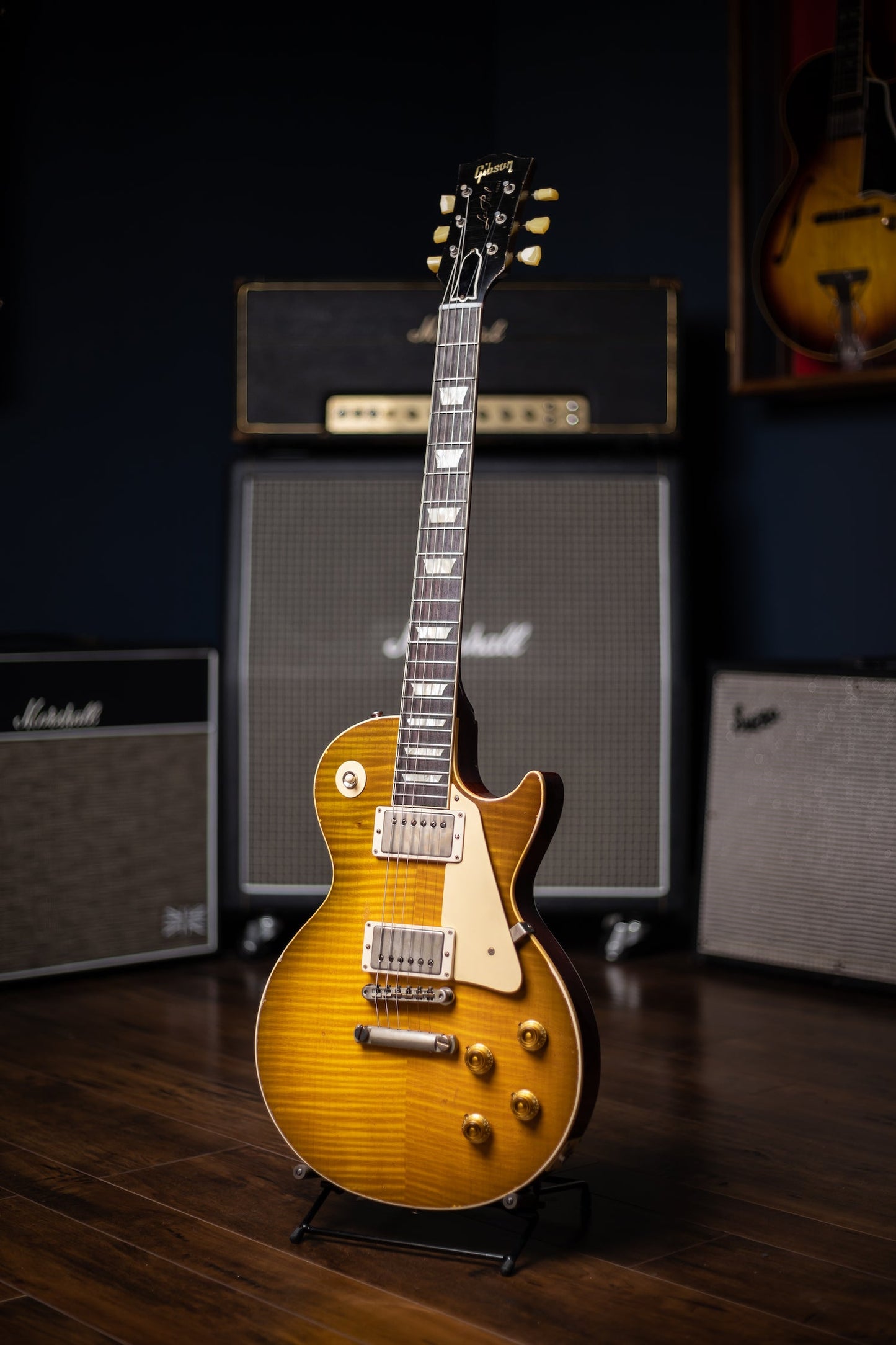 Gibson Custom Shop Murphy Lab 1958 Les Paul Standard Flame Top Reissue - Heavy Aged Lemon Burst