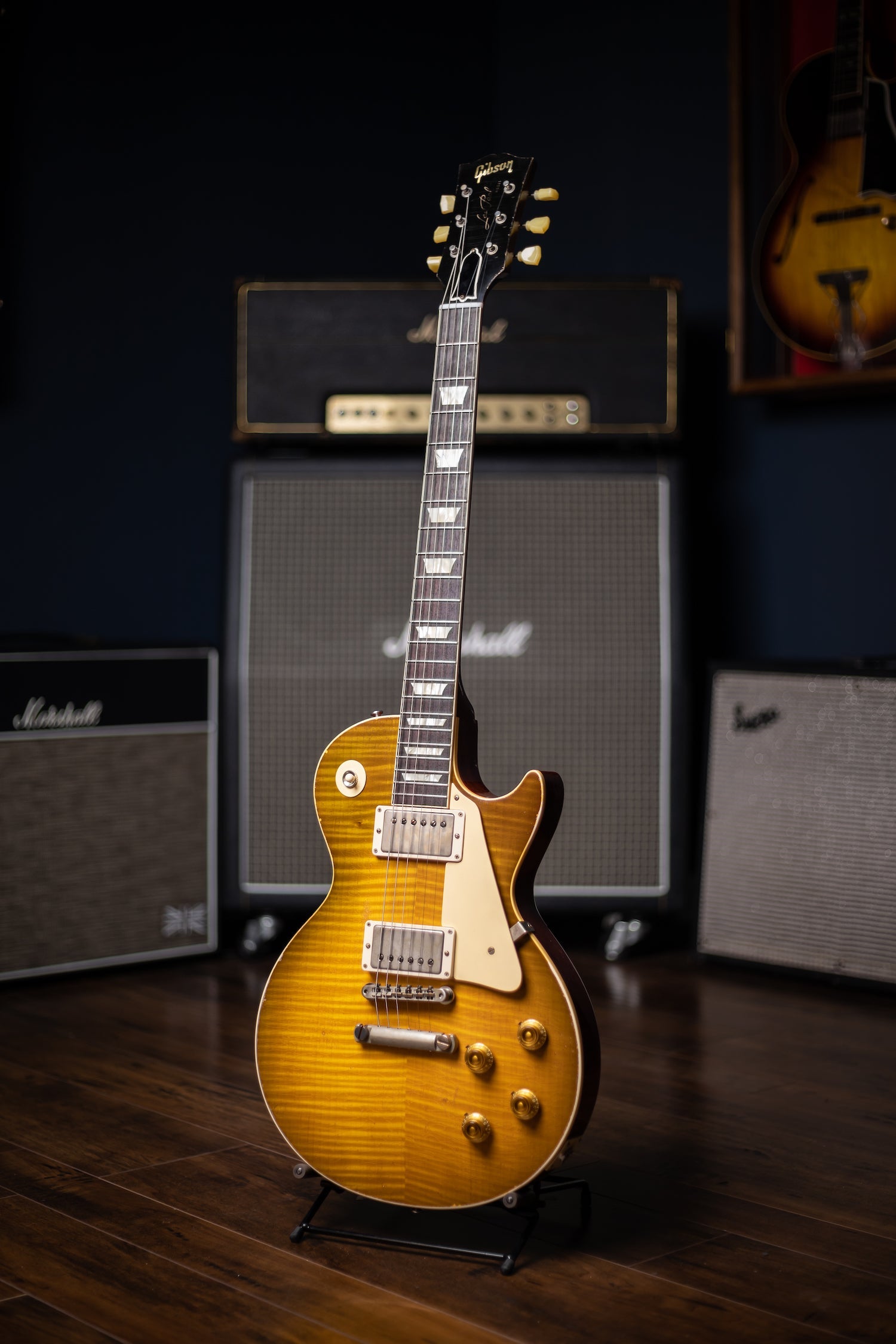 Gibson Custom Shop Murphy Lab 1958 Les Paul Standard Flame Top Reissue - Heavy Aged Lemon Burst