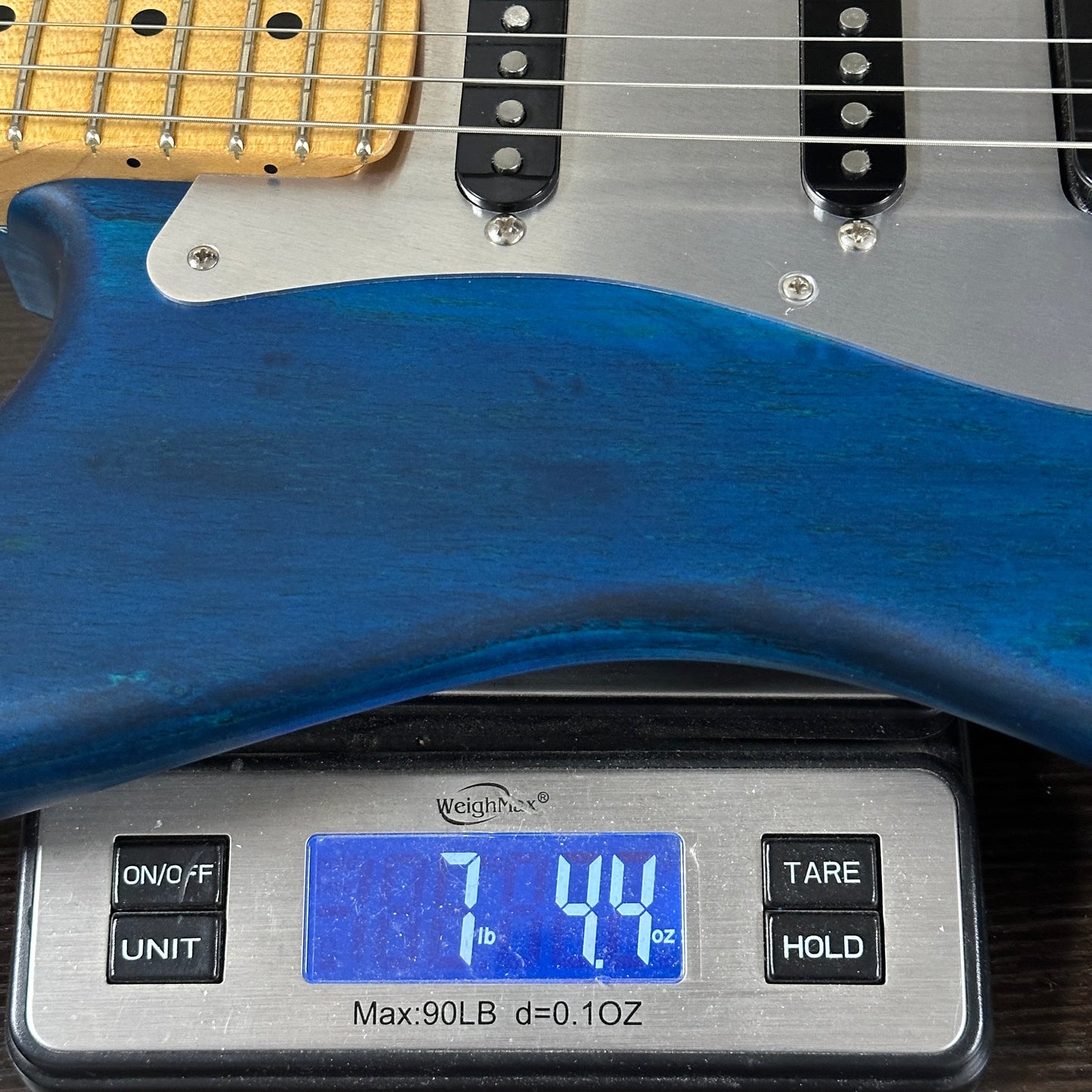 Used Fender Custom Shop Masterbuilt NOS '60s HSS Stratocaster Satin Blue MP w/case TSU24841