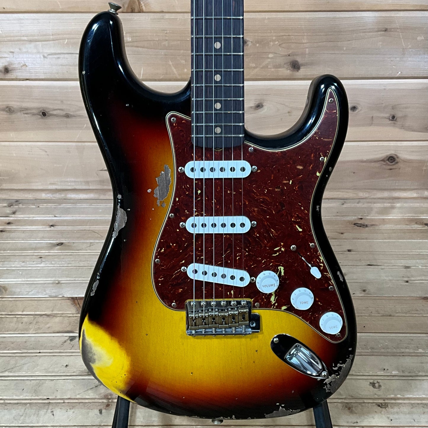Fender Custom Shop 1964 Stratocaster Heavy Relic Electric Guitar - 3-Tone Sunburst