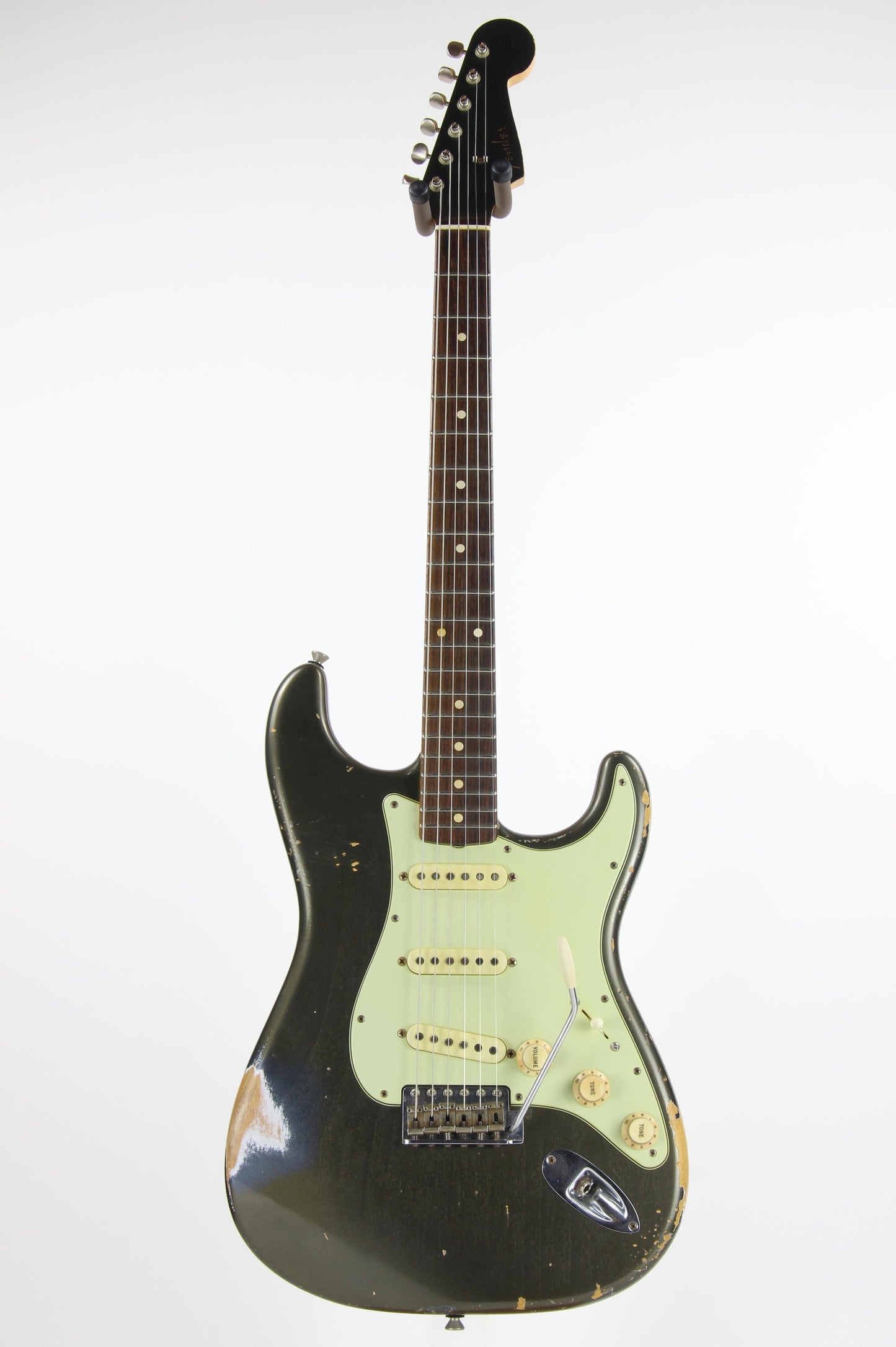 Fender Custom Shop Masterbuilt Paul Waller 1962 Stratocaster Relic Aged Charcoal Frost - Matching H/S '62 Strat Josefina Pups!