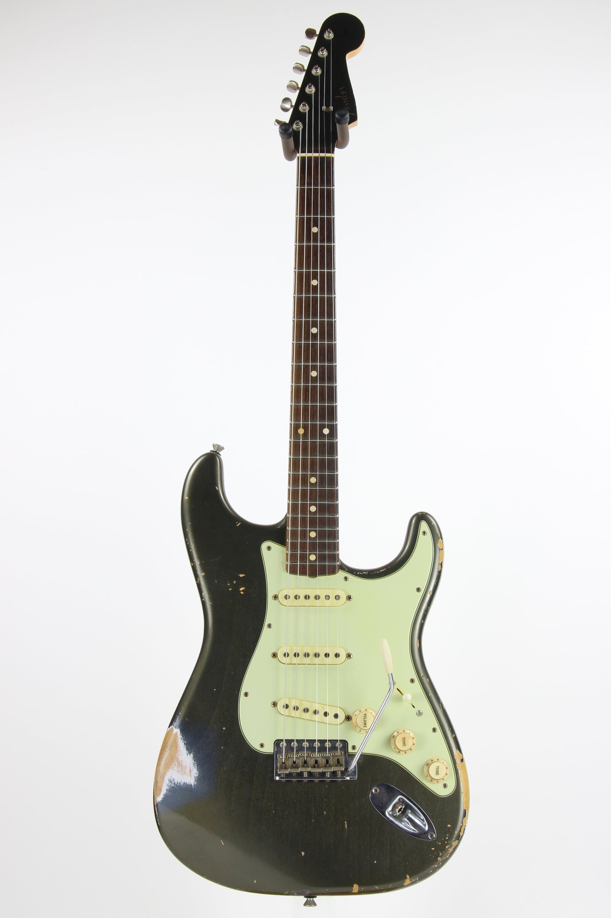 Fender Custom Shop Masterbuilt Paul Waller 1962 Stratocaster Relic Aged Charcoal Frost - Matching H/S '62 Strat Josefina Pups!