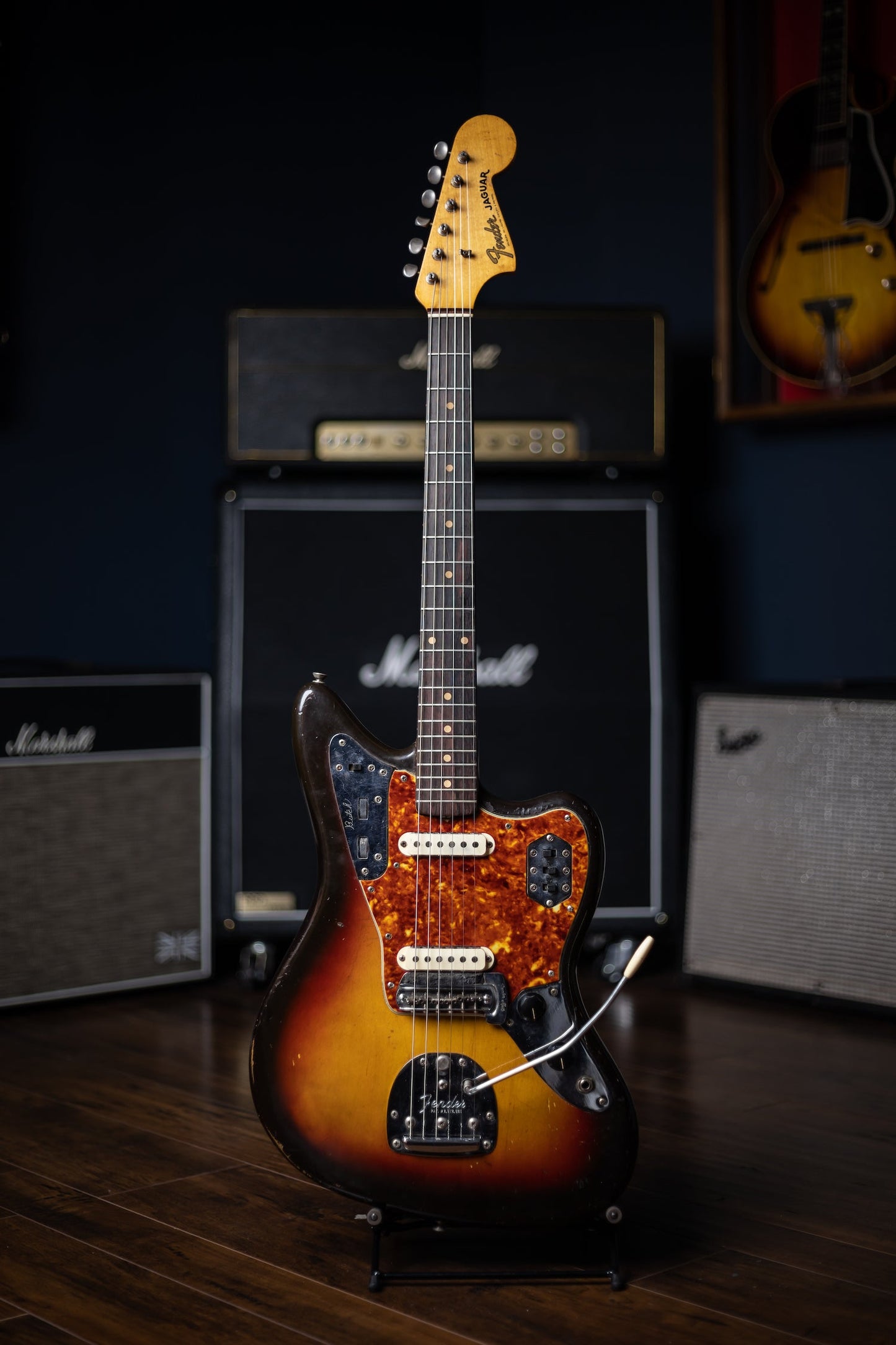 1962 Fender Jaguar Electric Guitar - Sunburst