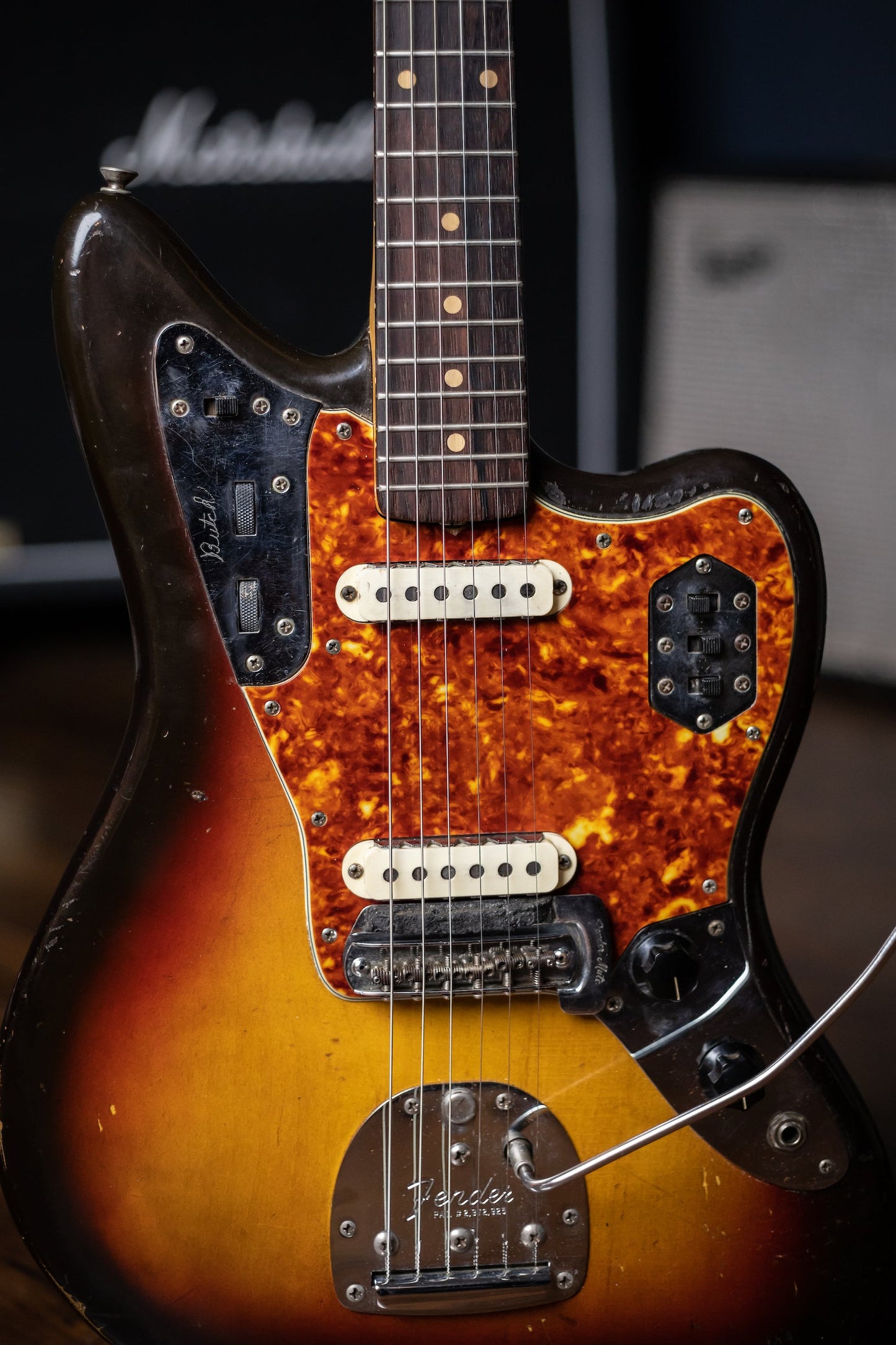 1962 Fender Jaguar Electric Guitar - Sunburst