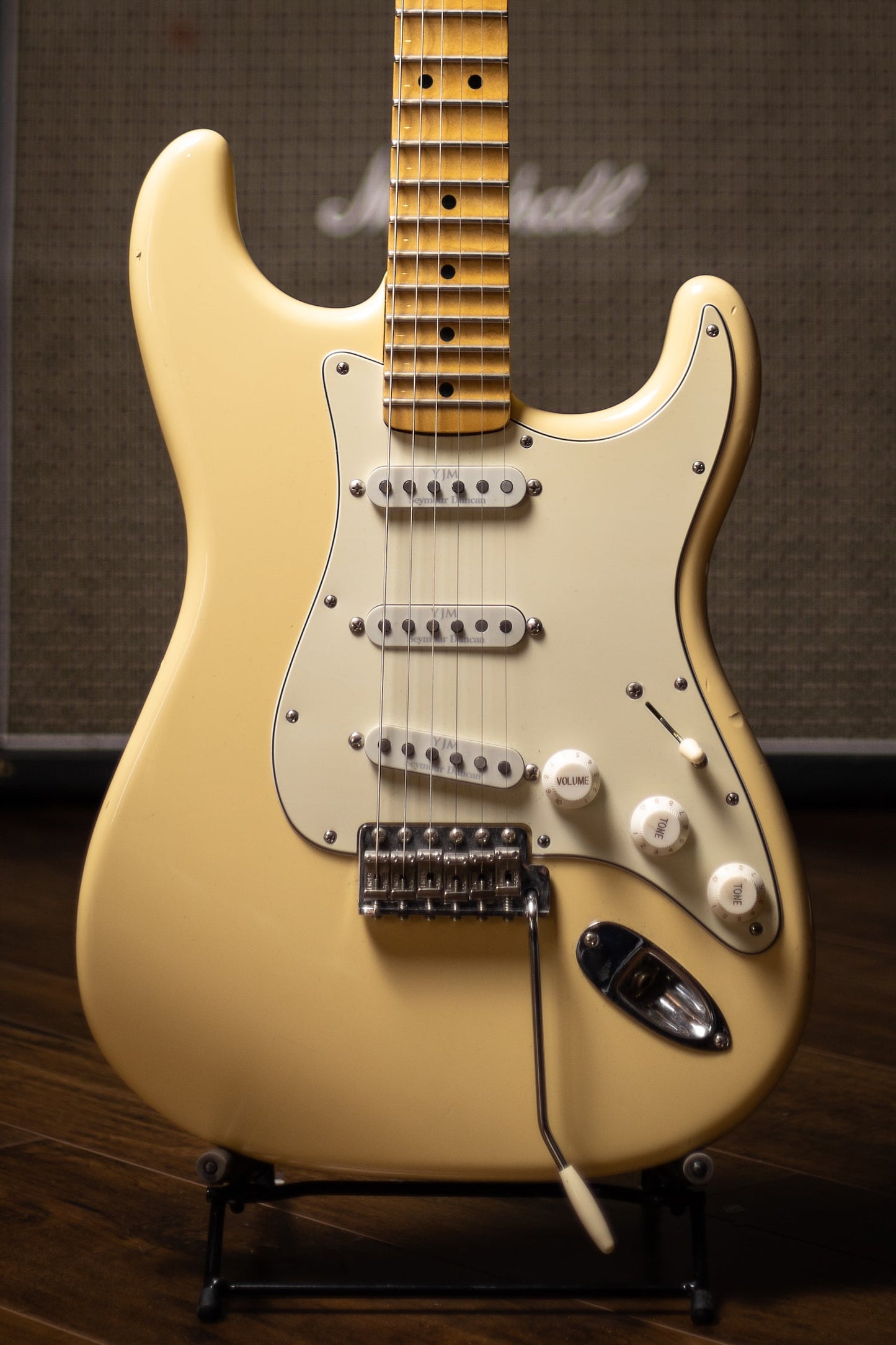2008 Fender Yngwie Malmsteen Owned Stage & Studio Used Signature Stratocaster Electric Guitar - Vintage White