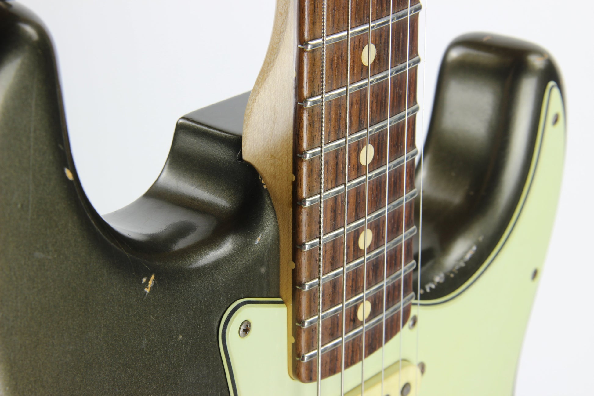 Fender Custom Shop Masterbuilt Paul Waller 1962 Stratocaster Relic Aged Charcoal Frost - Matching H/S '62 Strat Josefina Pups!