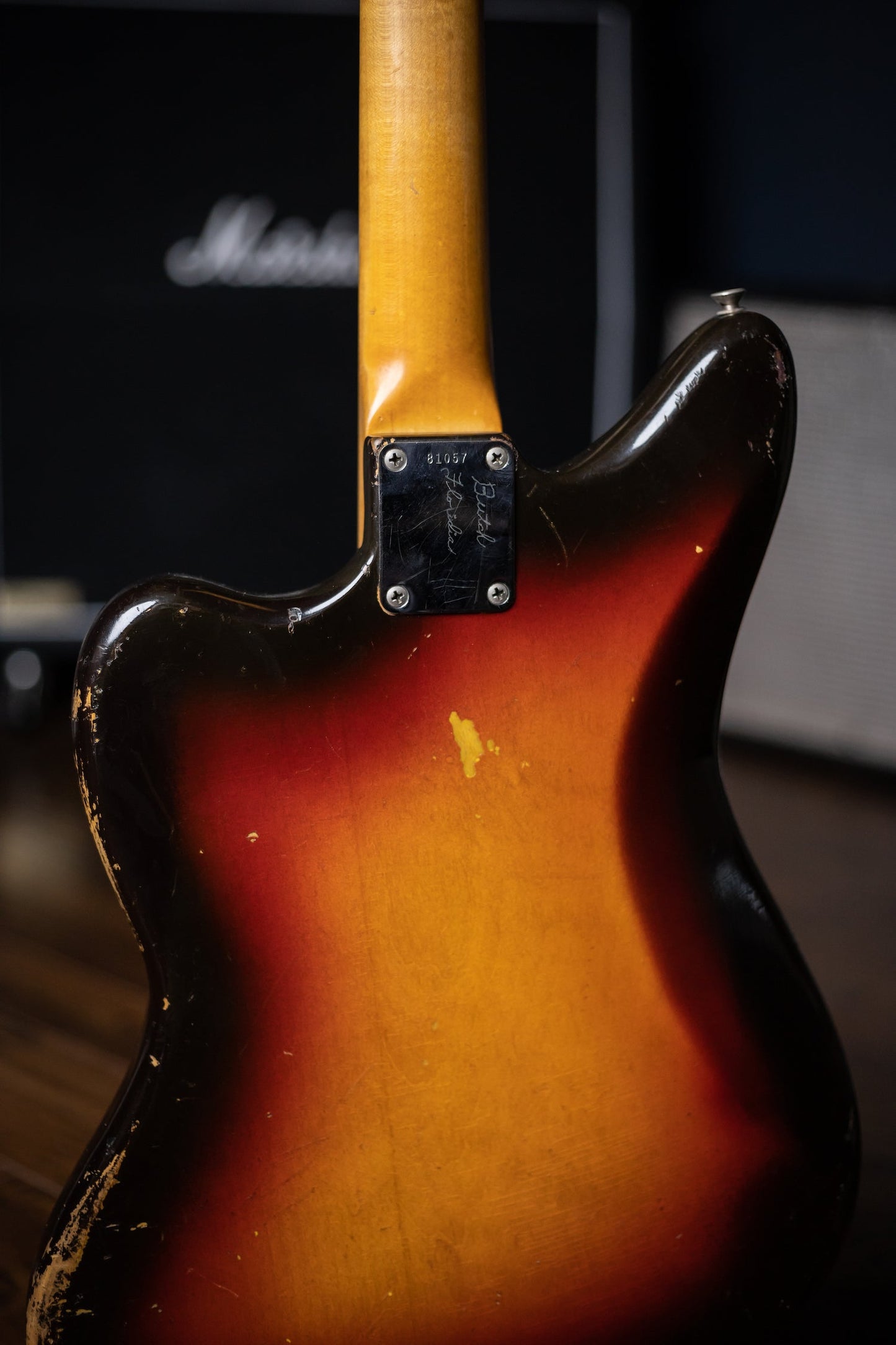 1962 Fender Jaguar Electric Guitar - Sunburst