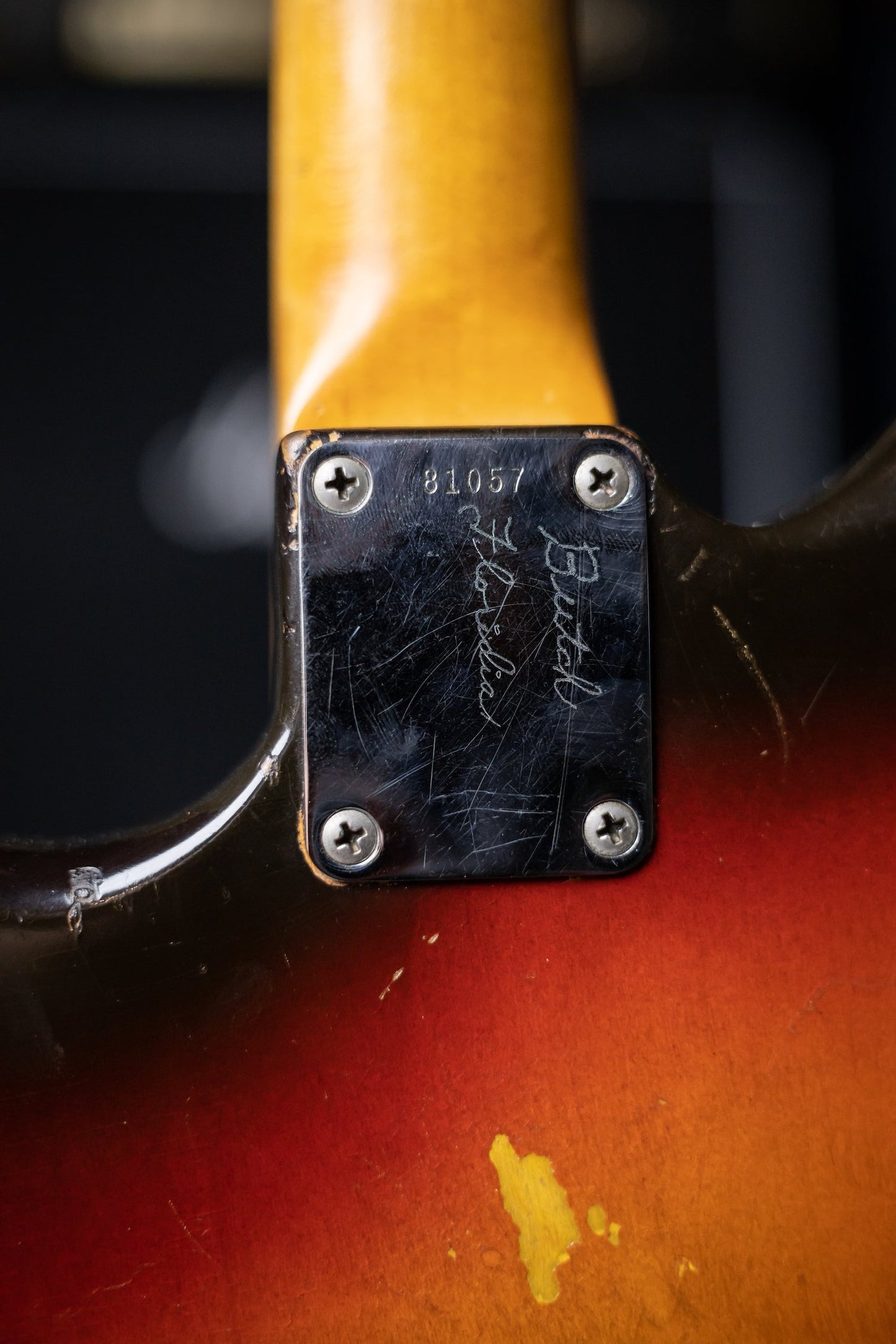 1962 Fender Jaguar Electric Guitar - Sunburst