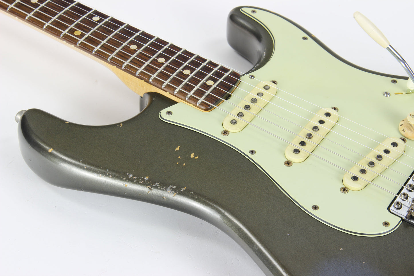 Fender Custom Shop Masterbuilt Paul Waller 1962 Stratocaster Relic Aged Charcoal Frost - Matching H/S '62 Strat Josefina Pups!