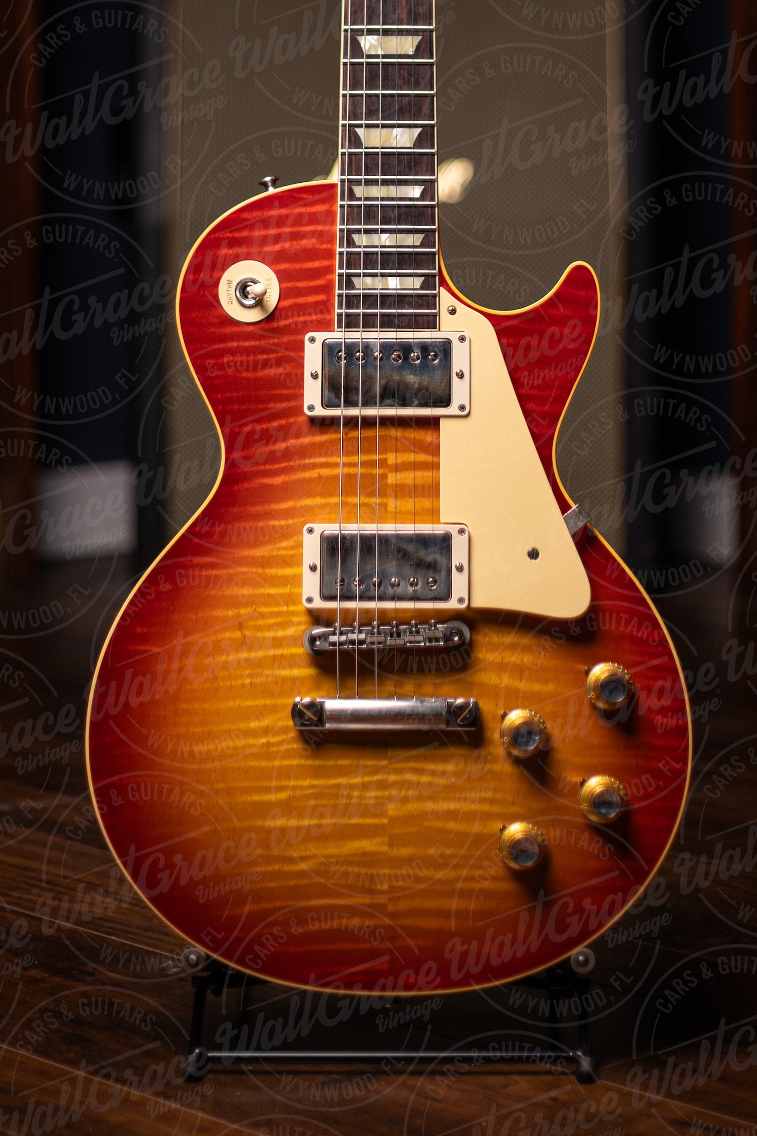 Gibson Custom Shop 1960 Les Paul Reissue Electric Guitar - VOS Washed Cherry Burst